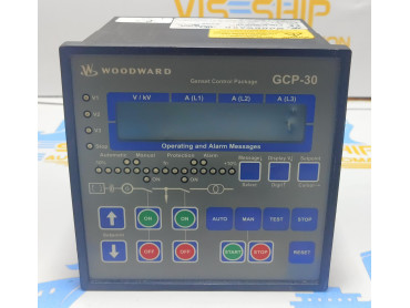 WOODWARD GENSET CONTROL PACKAGE GCP-30 PART NO : 8440-1614 J S/N 17484766 1104