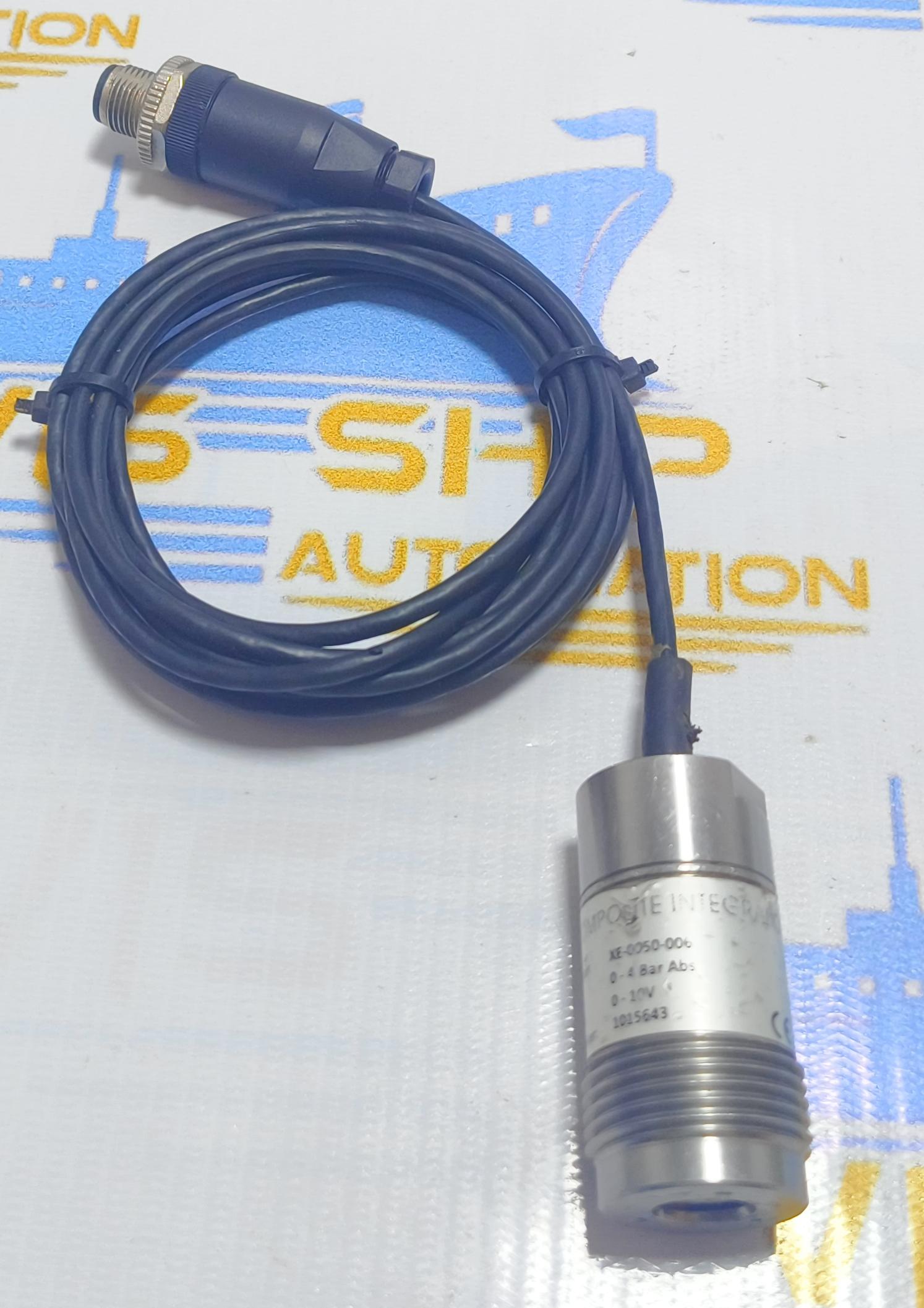 COMPOSITE INTEGRATION  SENSOR PART NUMBER XE - 0050 - 006 RANGE : 0 - 4 BAR ABS 0-10V Sr.No. 1015643
