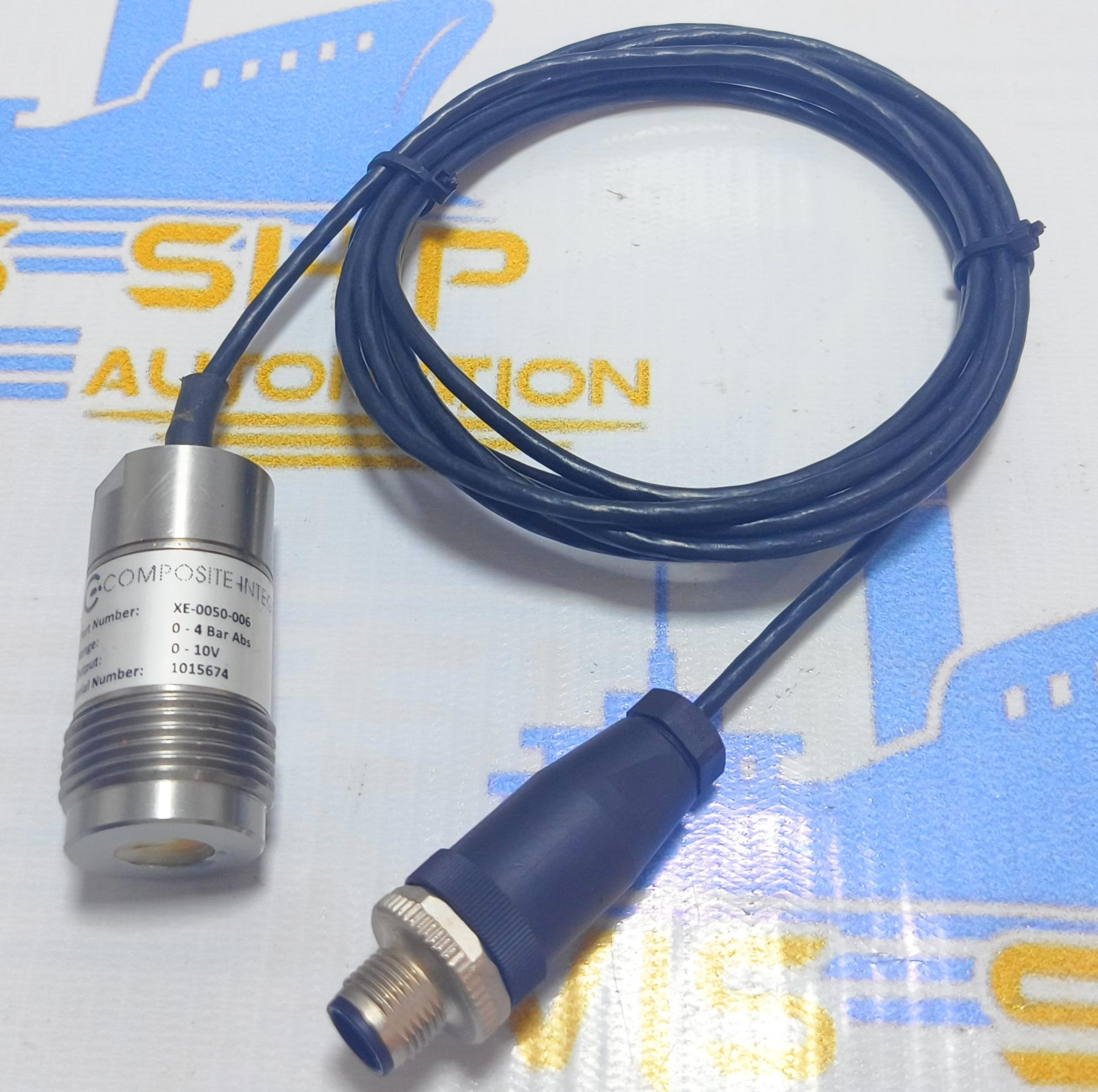 COMPOSITE INTEGRATION  SENSOR PART NUMBER XE - 0050 - 006 RANGE : 0 - 4 BAR ABS 0-10V Sr.No. 1015674