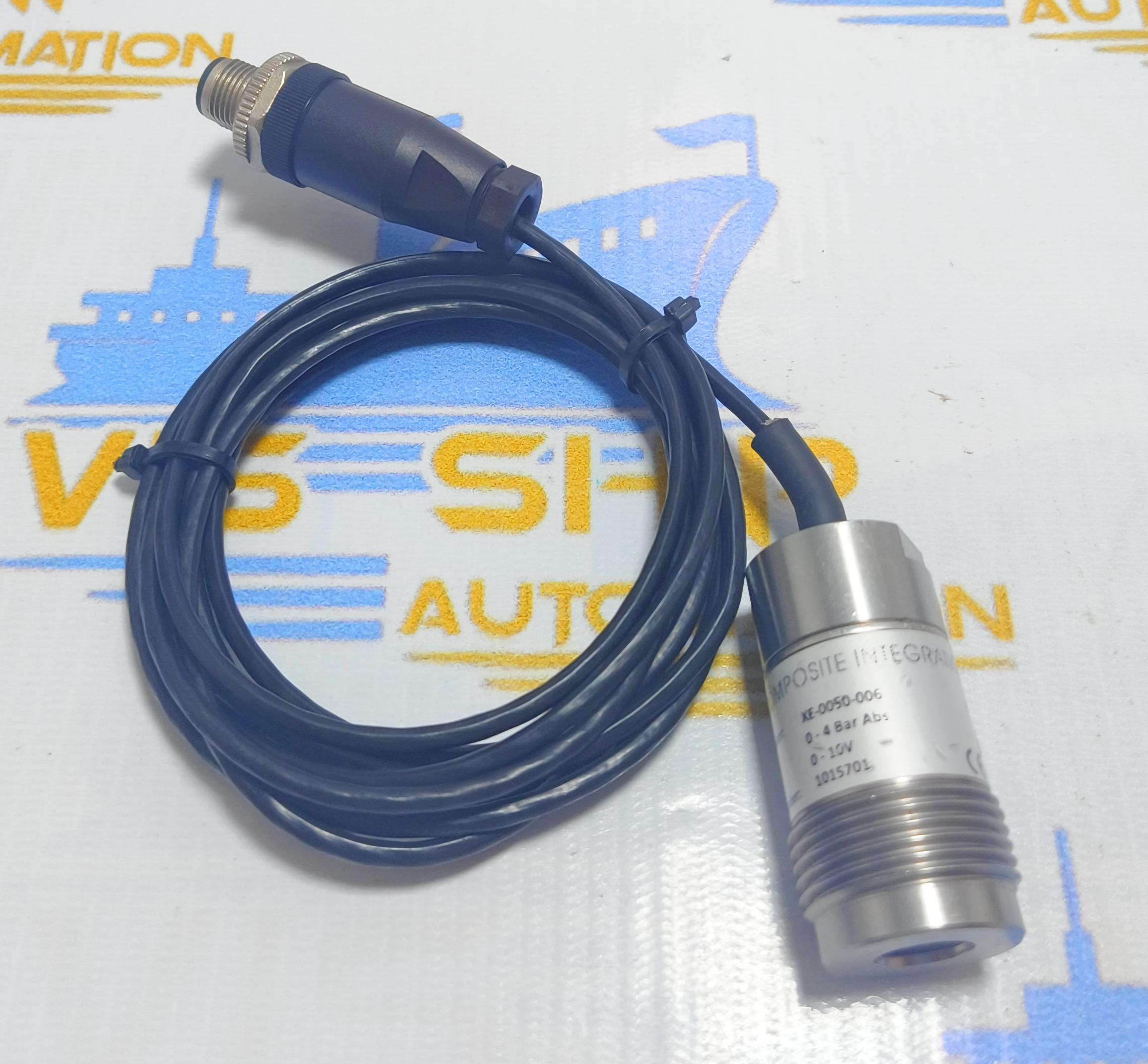 COMPOSITE INTEGRATION  SENSOR PART NUMBER XE - 0050 - 006 RANGE : 0 - 4 BAR ABS 0-10V Sr.No. 1015701