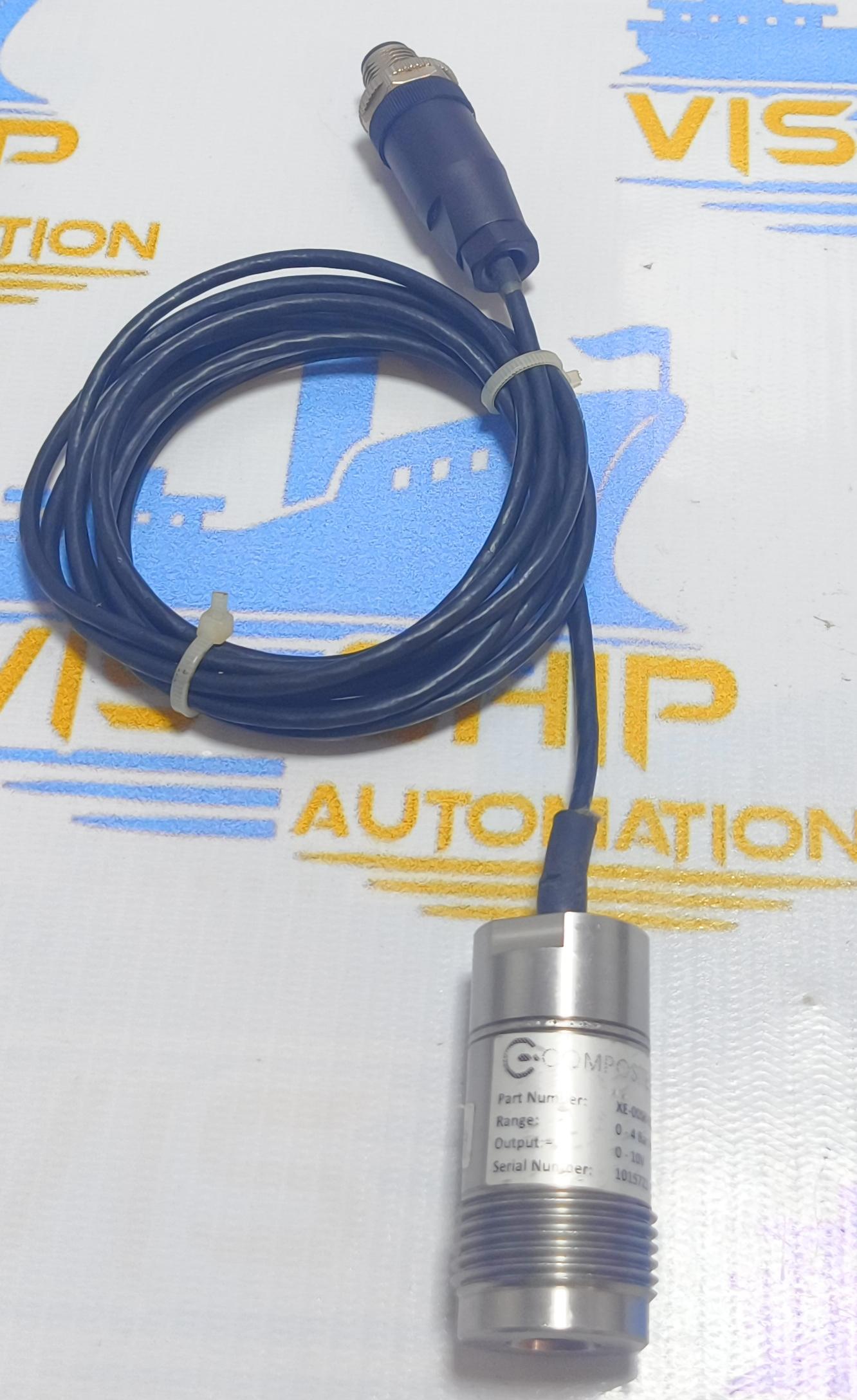 COMPOSITE INTEGRATION  SENSOR PART NUMBER XE - 0050 - 006 RANGE : 0 - 4 BAR ABS 0-10V Sr.No. 1015721