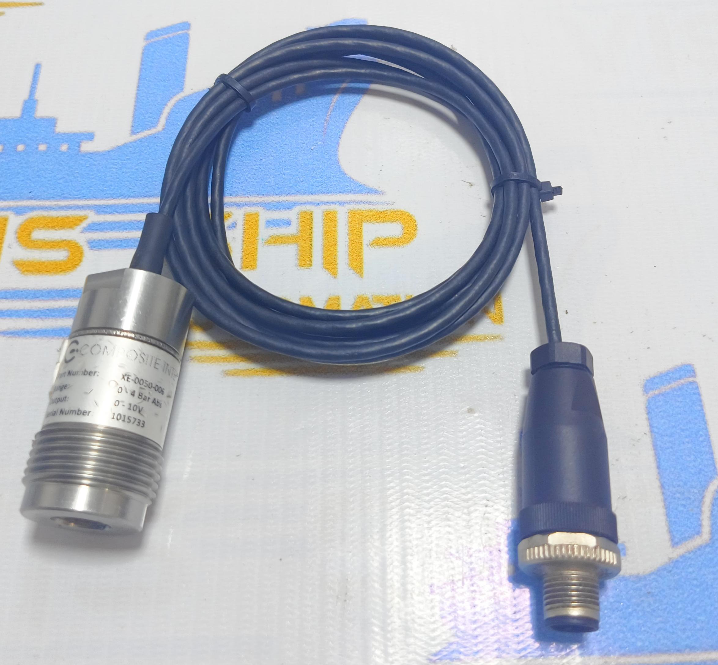 COMPOSITE INTEGRATION  SENSOR PART NUMBER XE - 0050 - 006 RANGE : 0 - 4 BAR ABS 0-10V Sr.No. 1015733