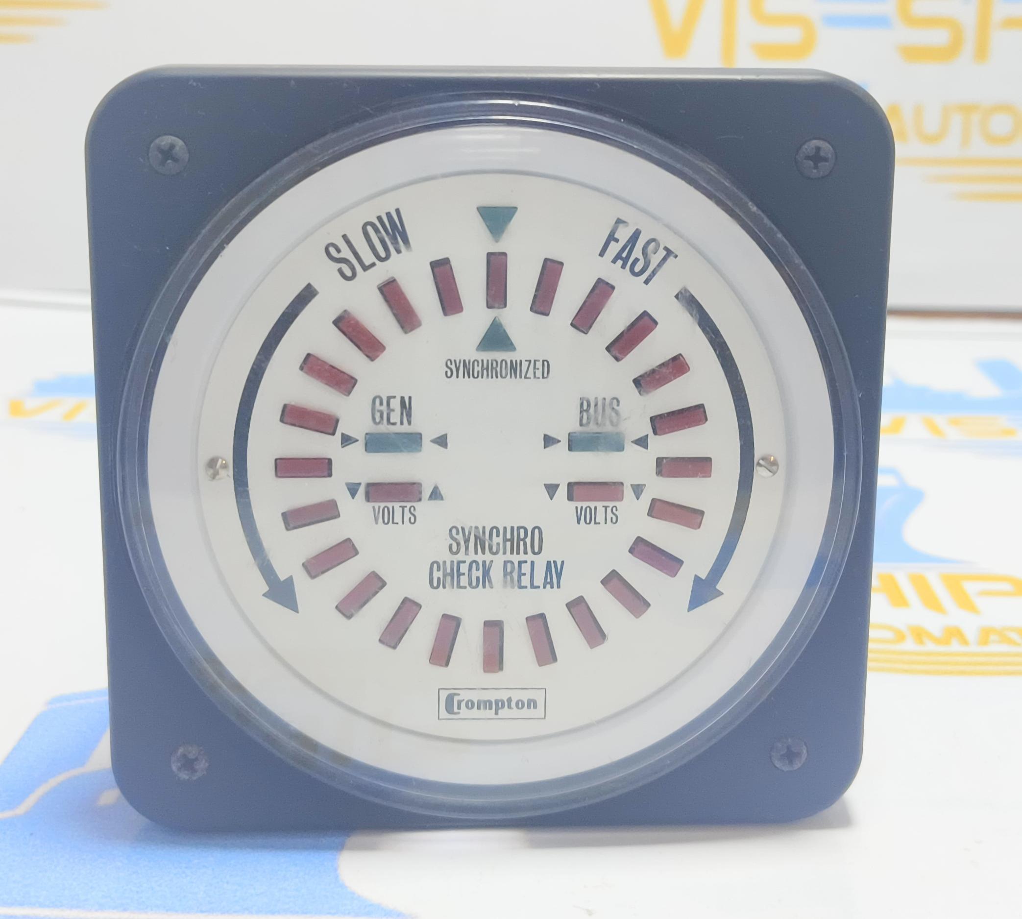 CROMPTON SYNCHRO CHECK RELAY 713032 001 ITEM : 077-14HU-SZYY-FQ