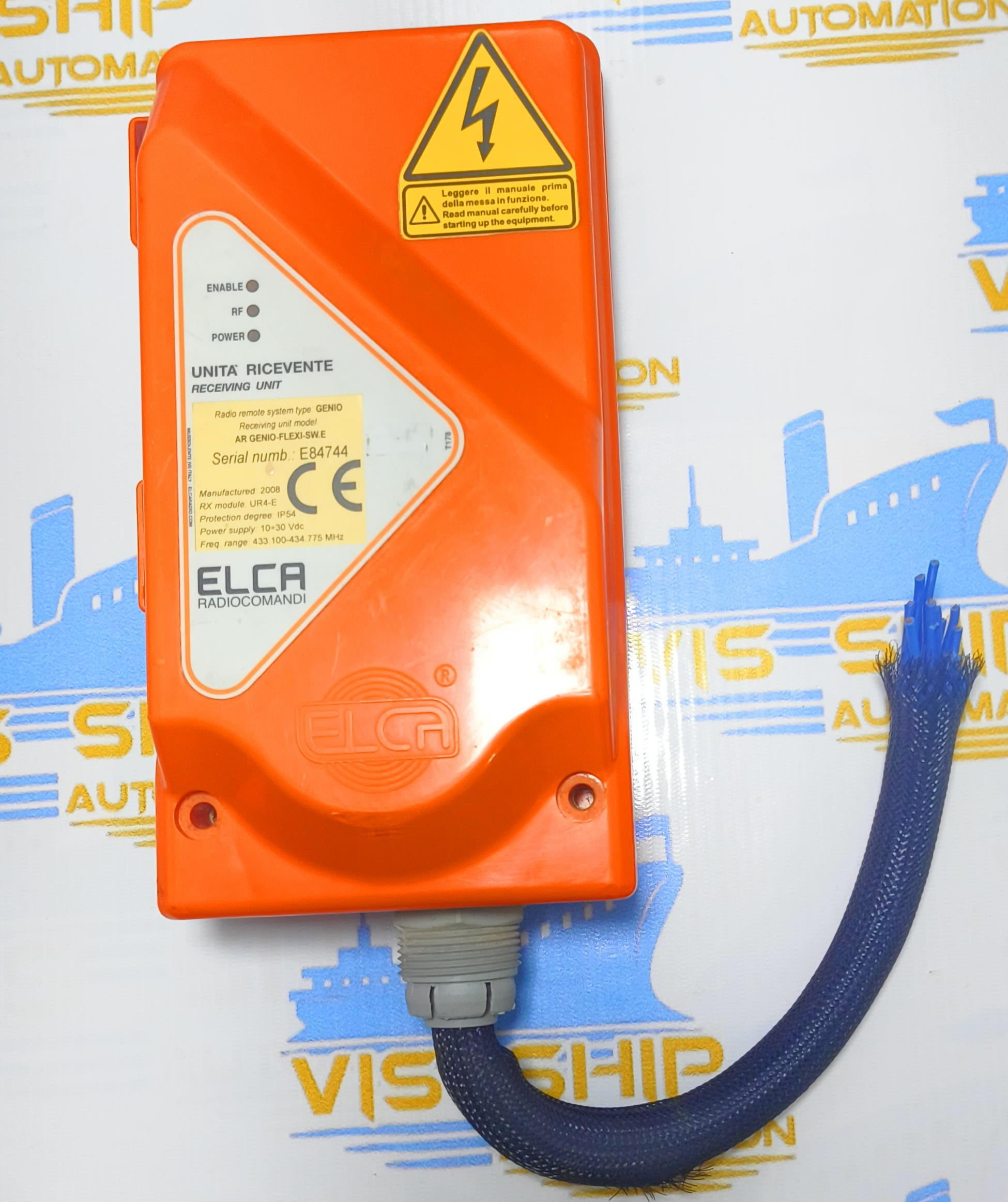 ELCA RADIO CONTROL  RECEIVING UNIT SERIAL NO : E84744