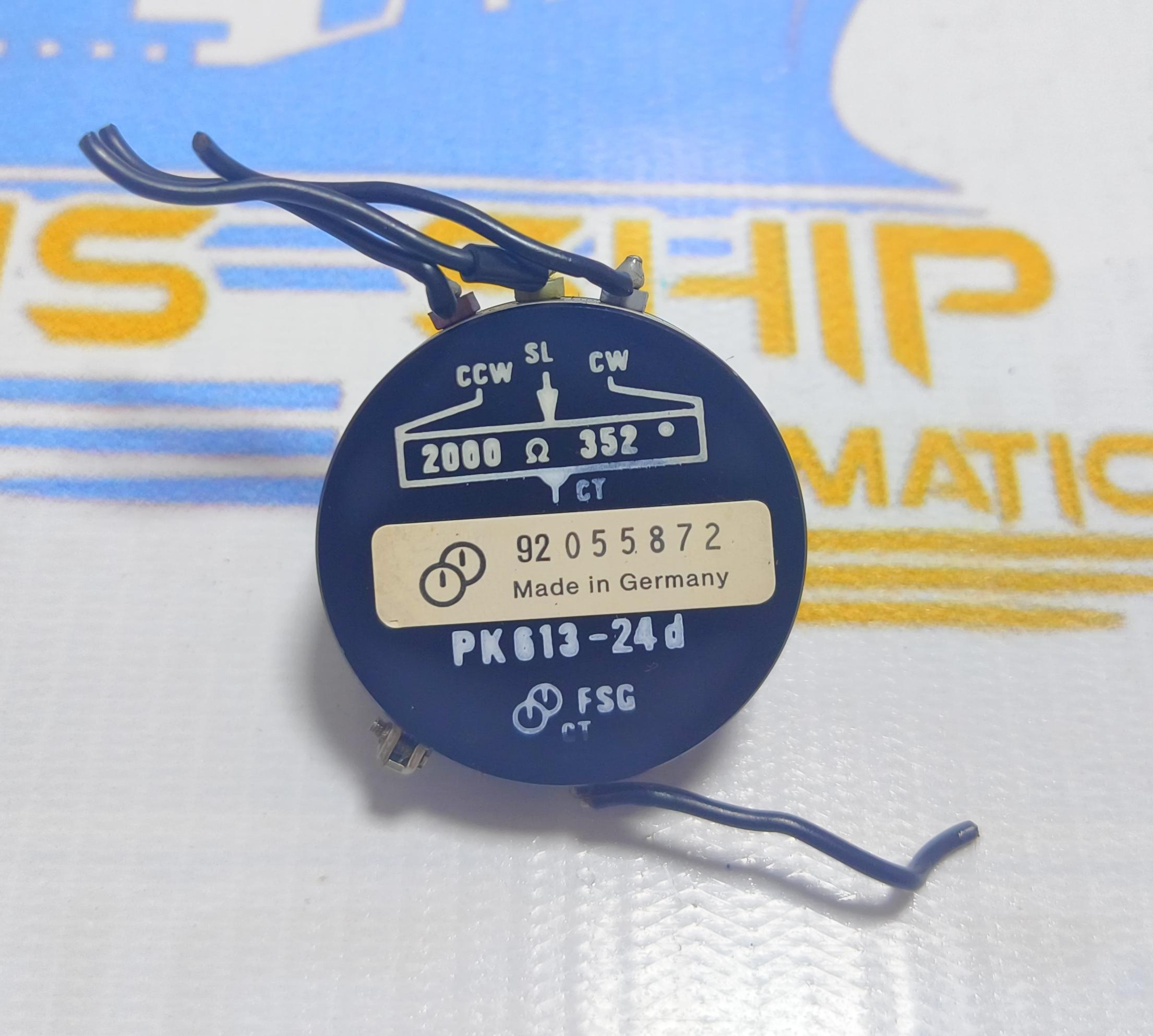 FSG PK - 613 - 24 D   POTENTIOMETER  NO : 92 055872