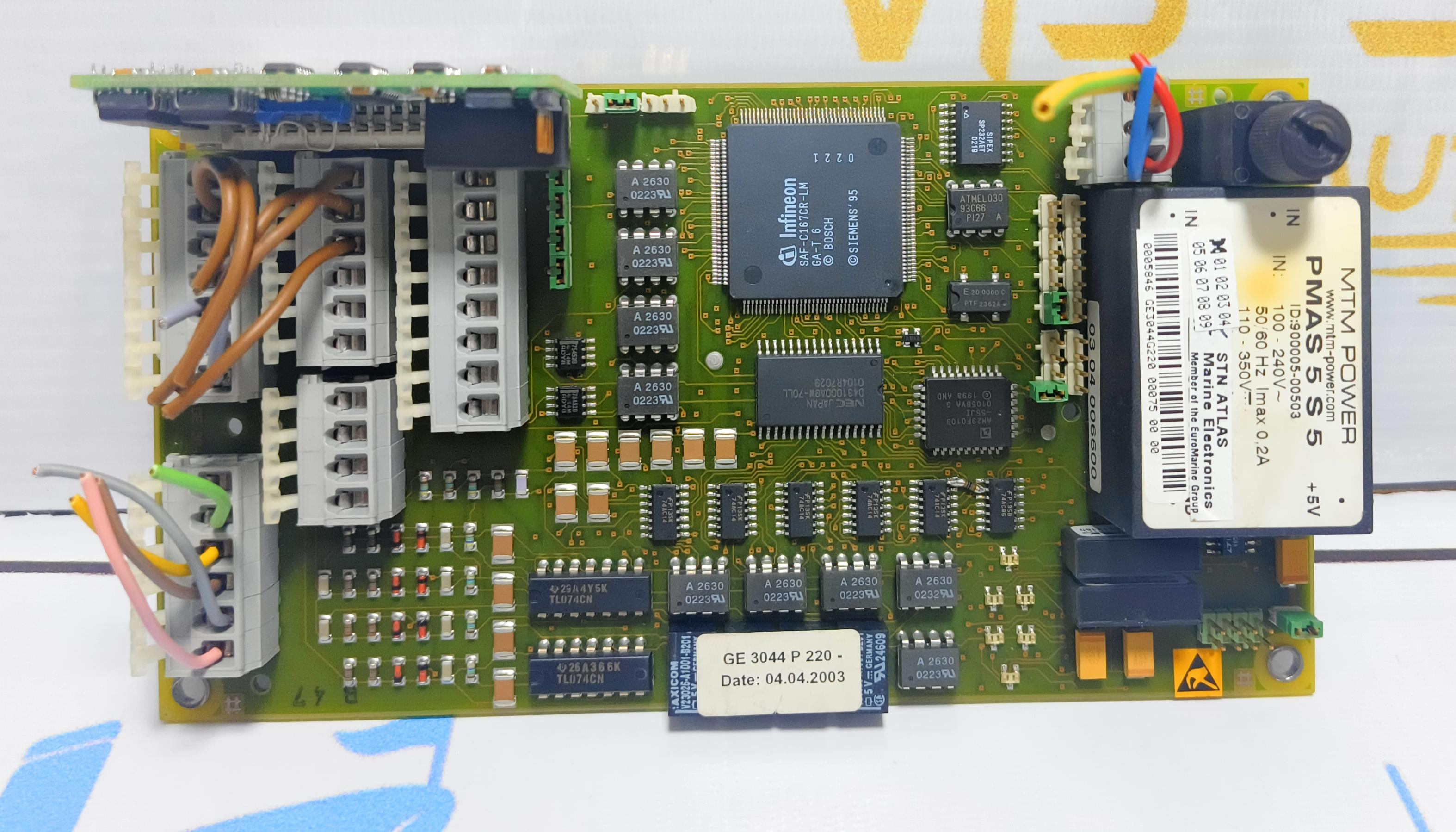  FUBA GE 3044 G 207 06A ANALOG INTERFACE PCB BOARD HS10-SIR10T
