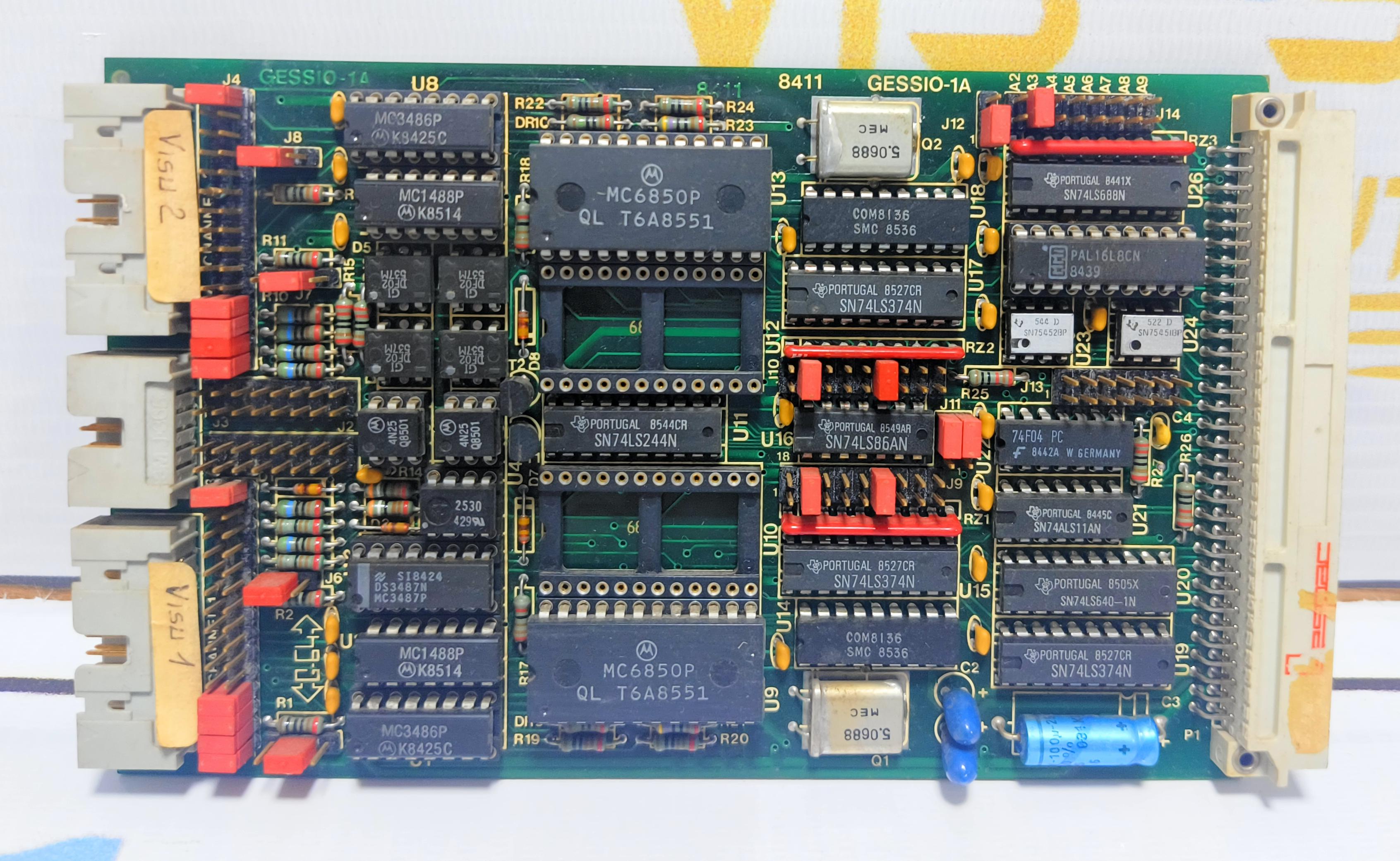 GESSIO-1A 8411 PCB CARD FOR CMR 708 S/N: 2316 