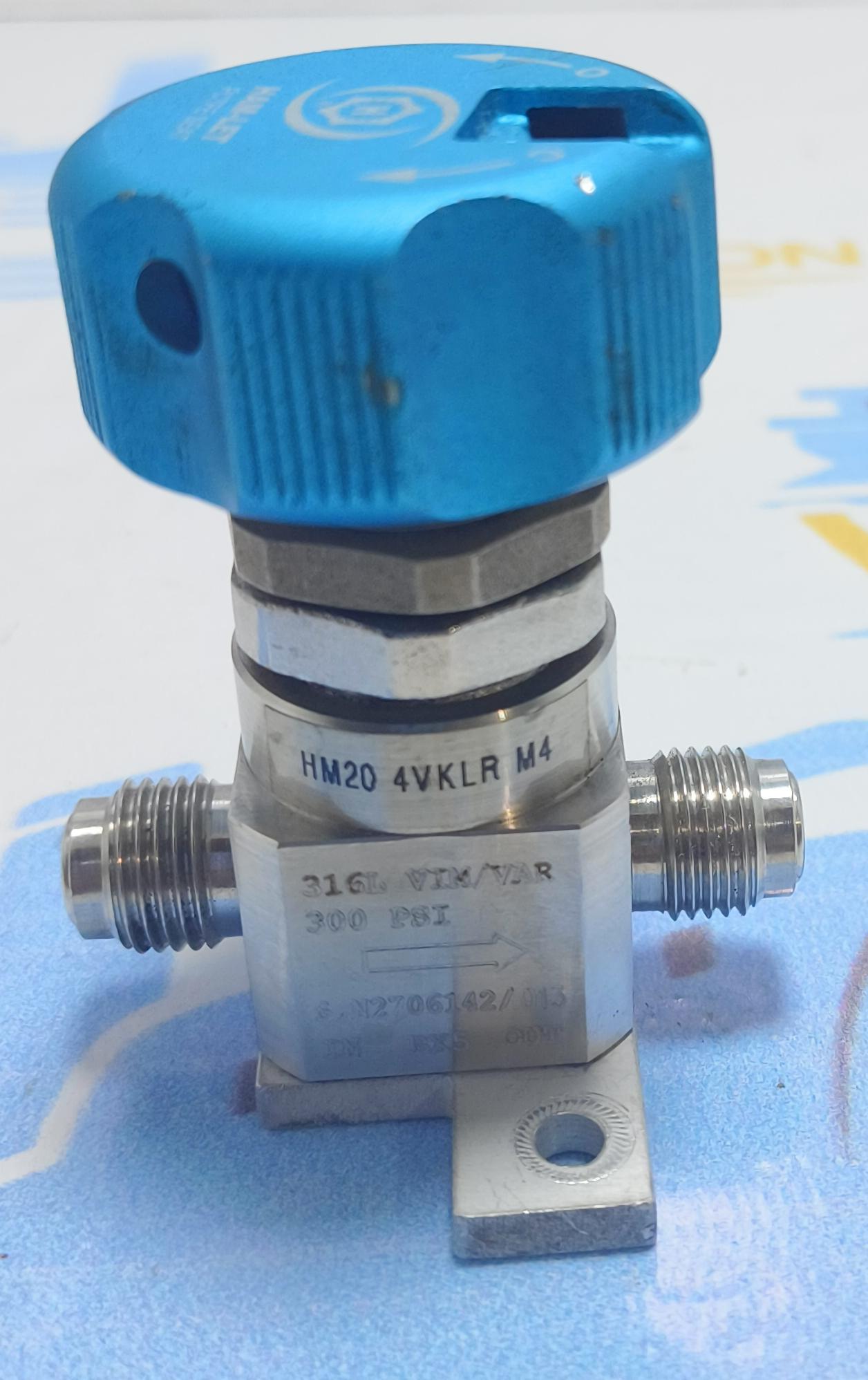 HAM-LET HM20 4VKLR M4, Manual valve, 316L VIM/VAR