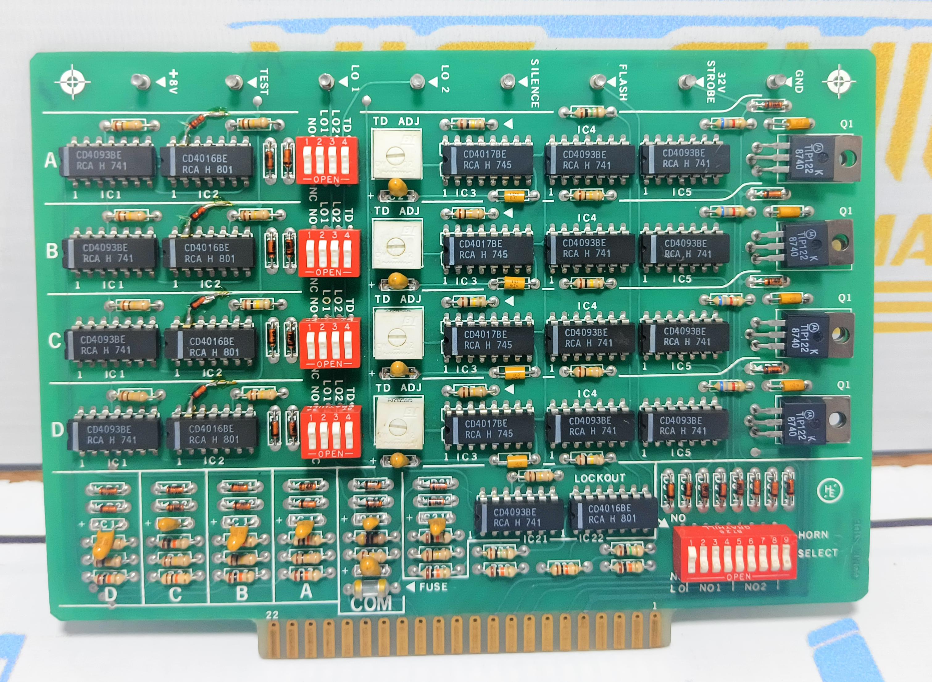 HARRIS ELECTRIC CB-1 PCB CARD GA081883 