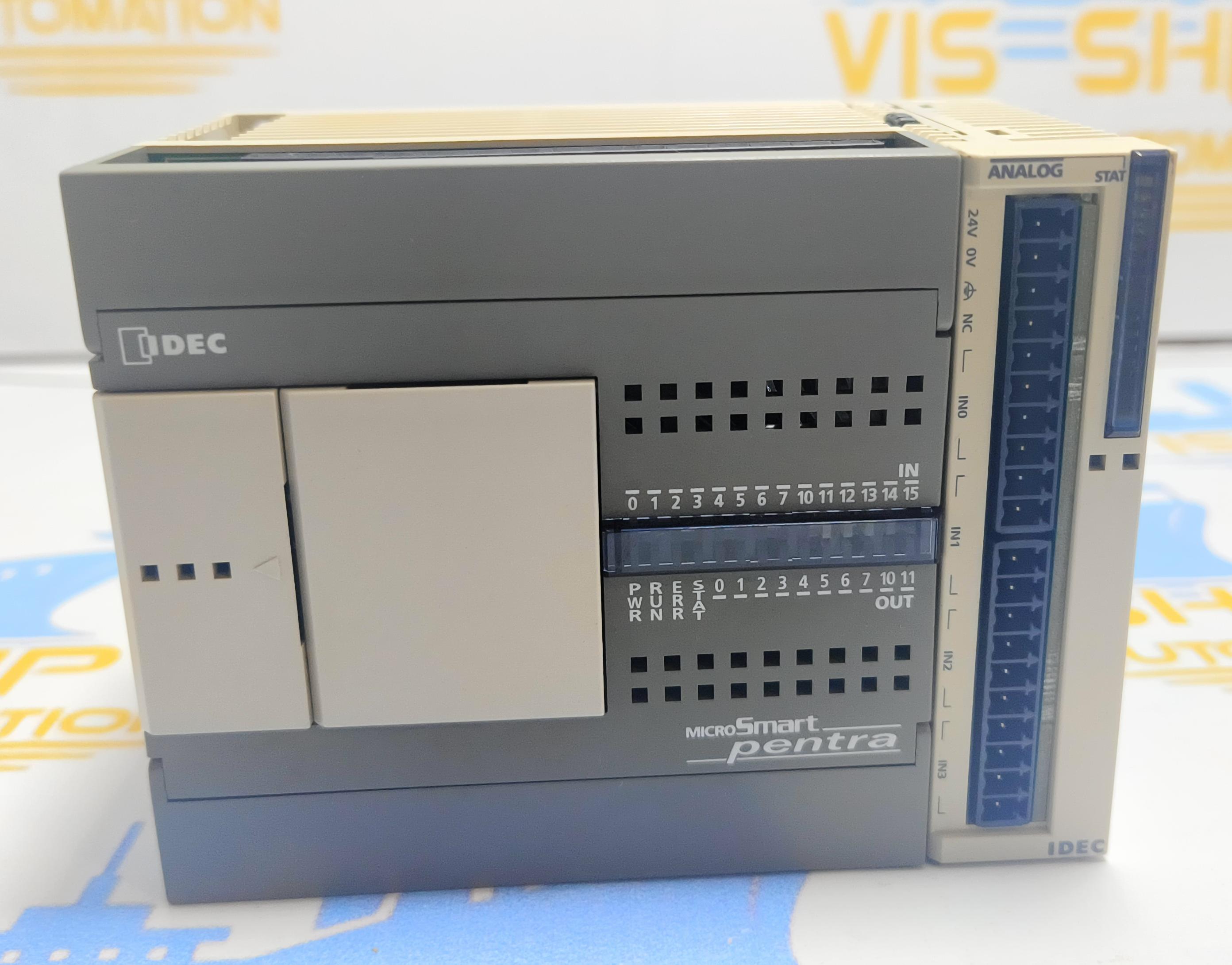 IDEC CORPORATION PLC MODULE TYPE :  FC5A-C24R2C S/N : 95Z01R - 00037 POWER 24VDC 5.6W 