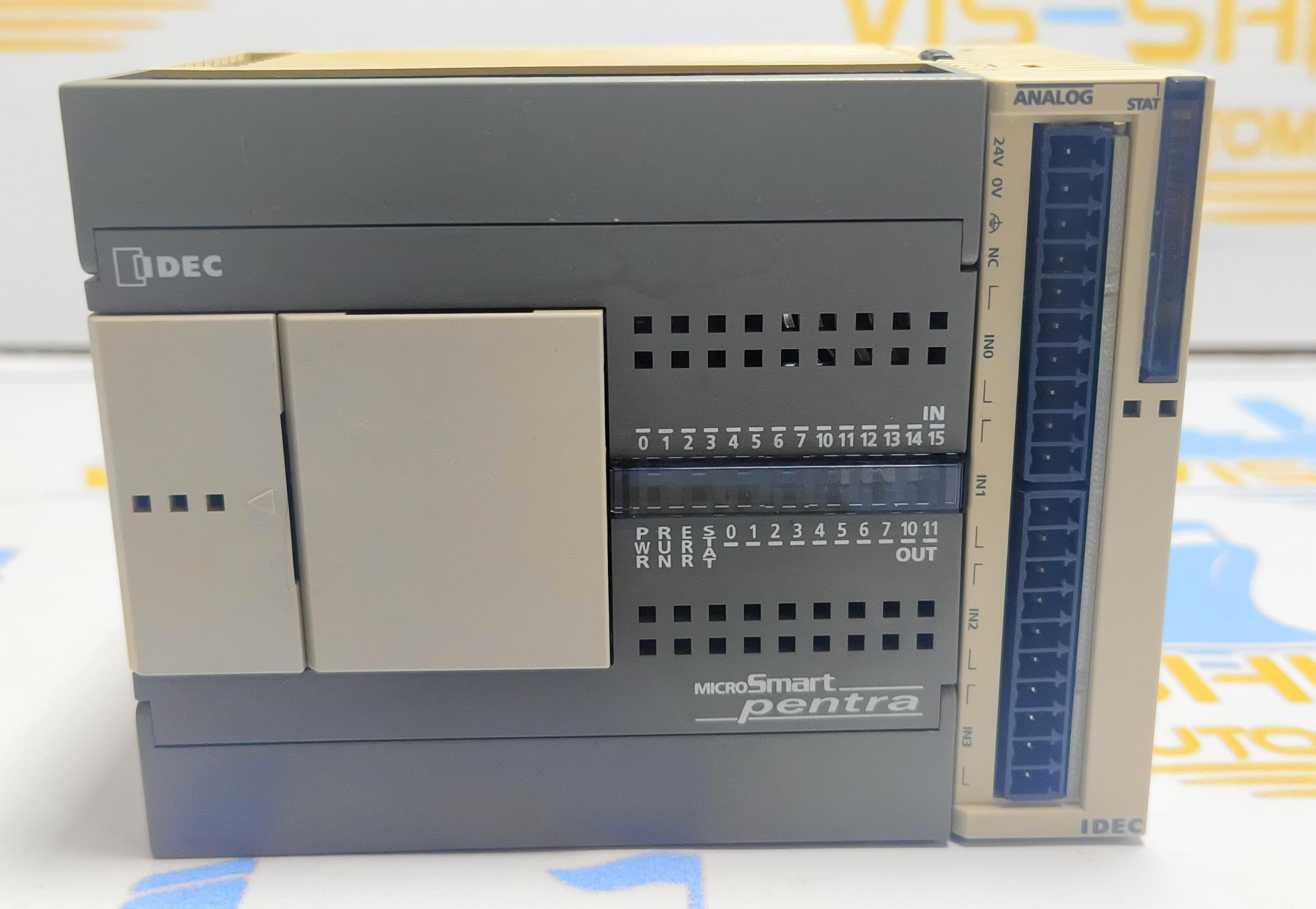IDEC CORPORATION PLC MODULE TYPE :  FC5A-C24R2C S/N : 95Z01R - 00039 POWER 24VDC 5.6W 