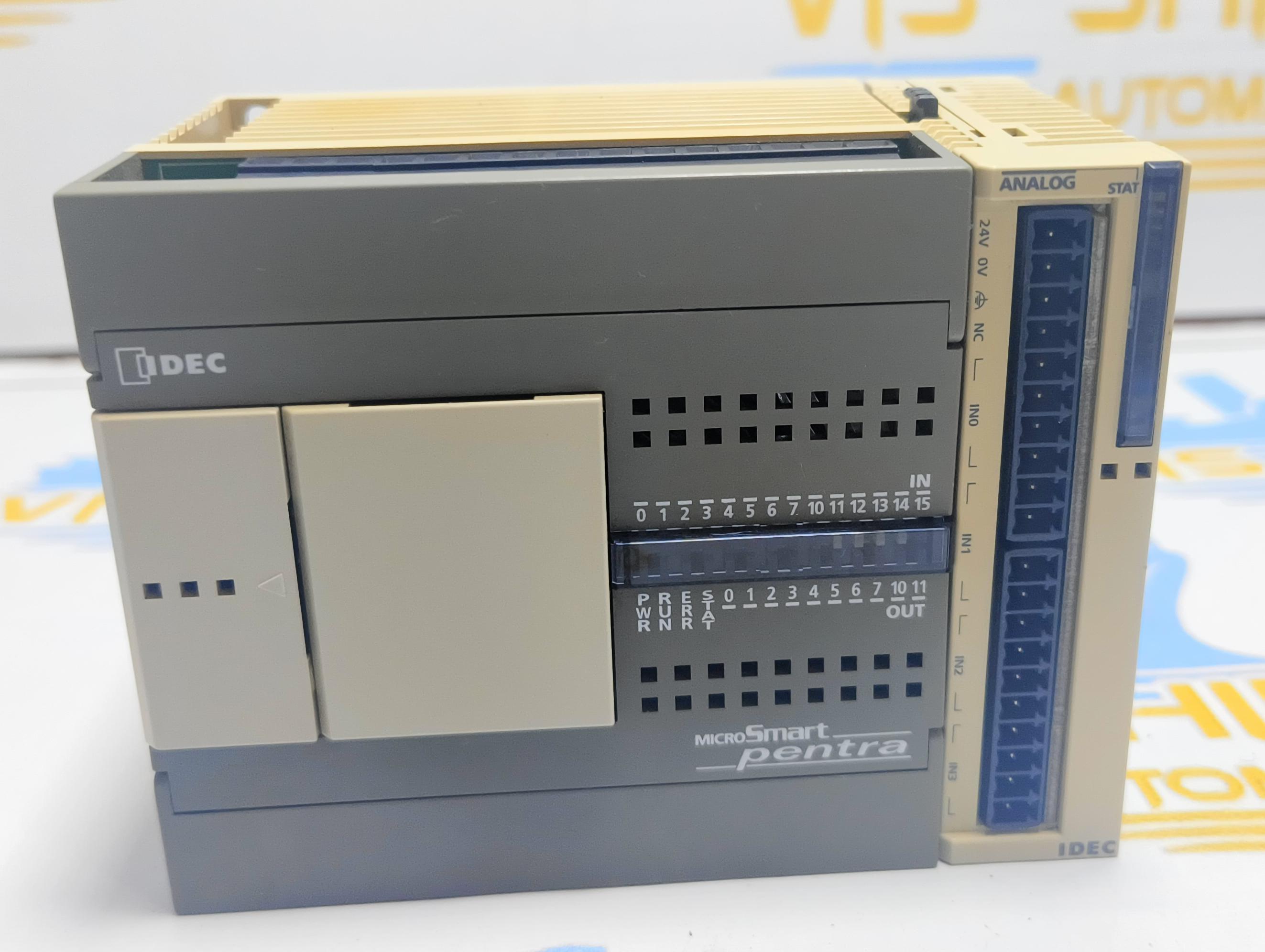 IDEC CORPORATION PLC MODULE TYPE :  FC5A-C24R2C S/N : 96104R - 00023 POWER 24VDC 5.6W 