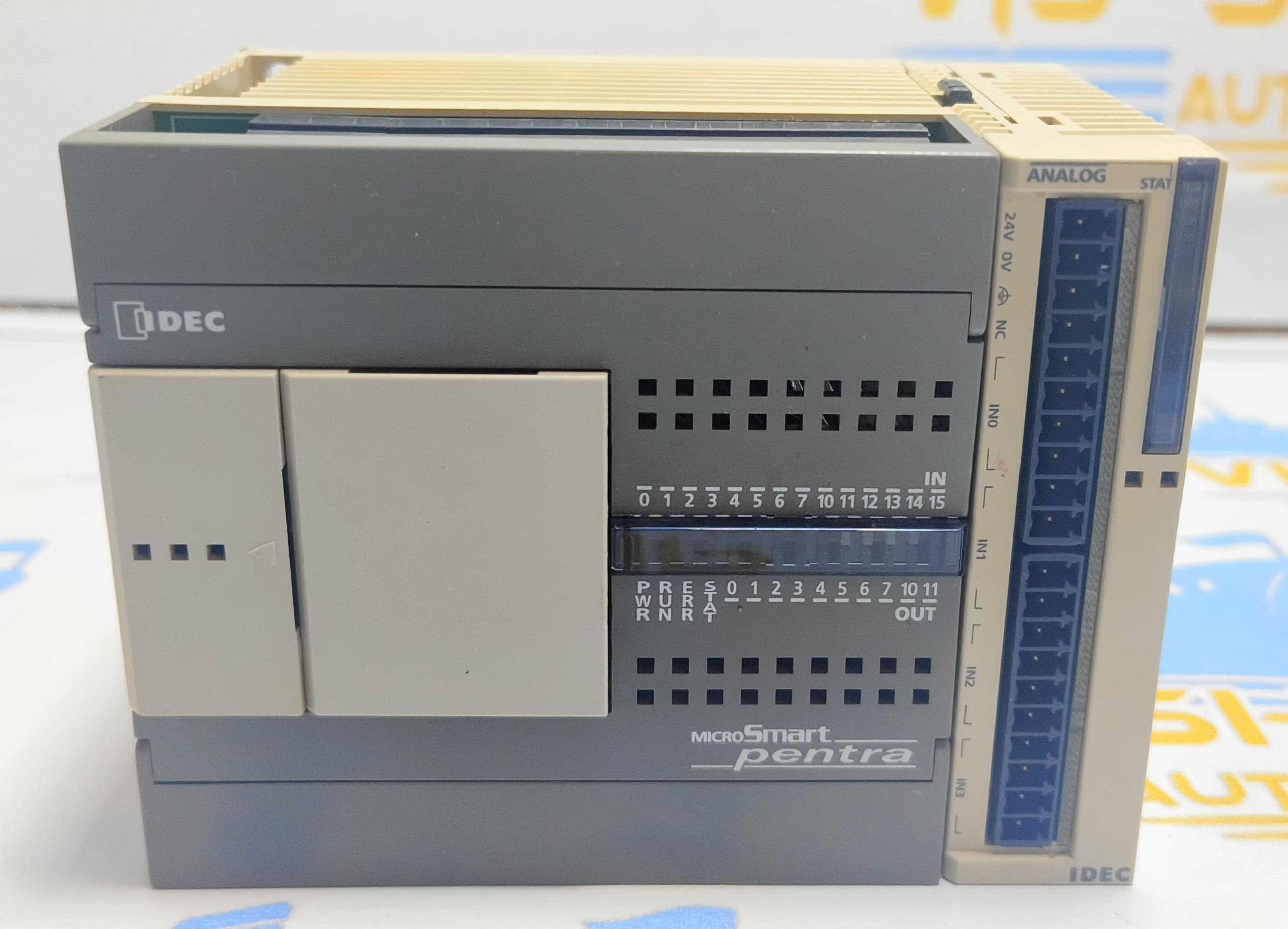 IDEC CORPORATION PLC MODULE TYPE :  FC5A-C24R2C S/N : 96104R - 00029 POWER 24VDC 5.6W 