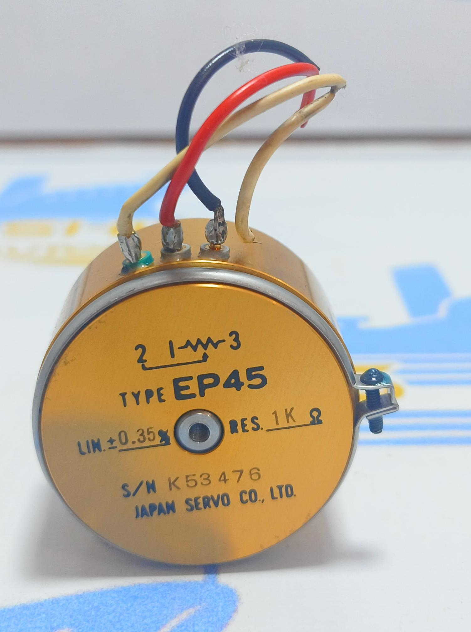 JAPAN SERVO CO.LTD EP 45 POTENTIOMETER LIN0.35% RES 1K S/N K 53476