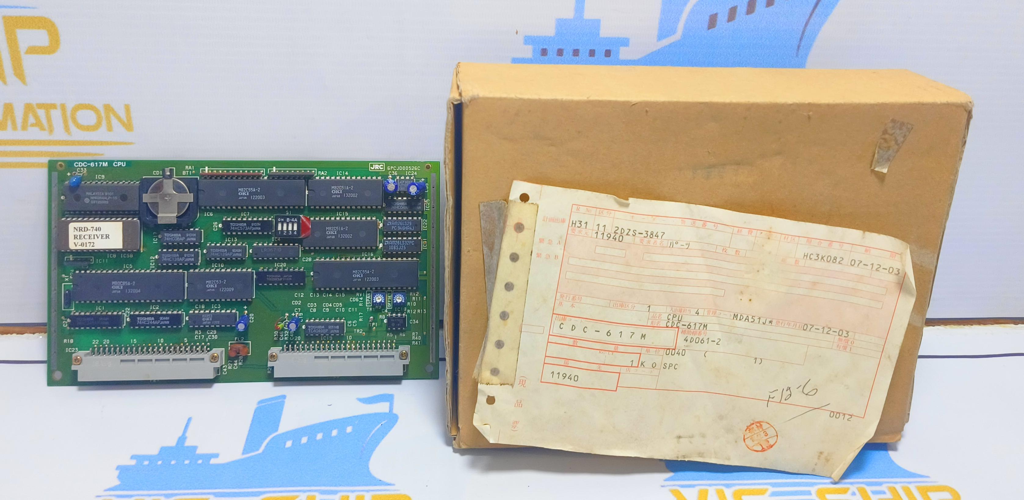 JRC 6PCJD00526C CDC-617M CPU Printed Circuit Board