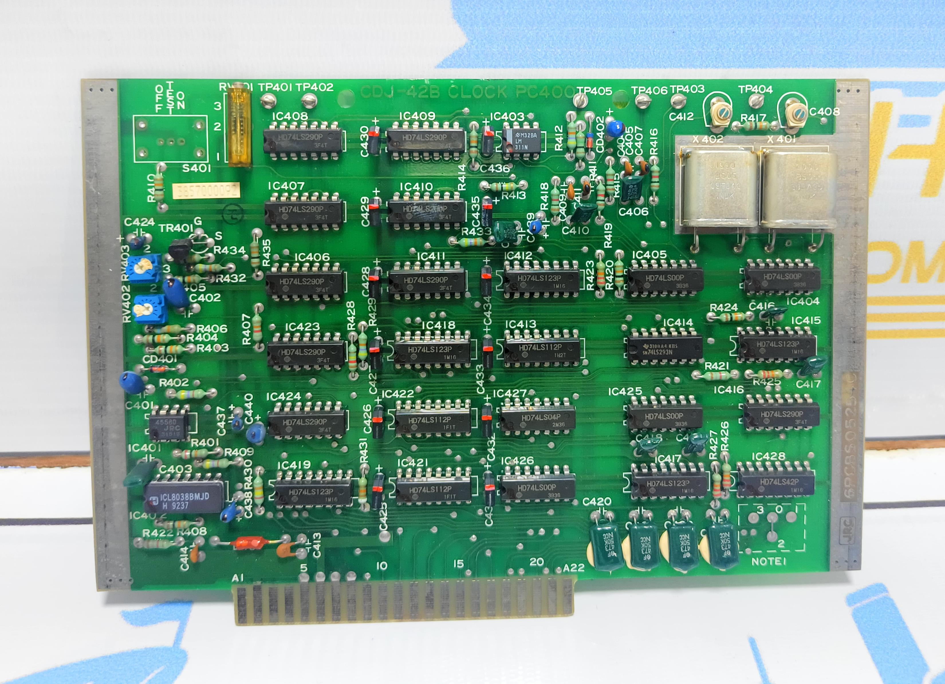 JRC JLN-202  CDJ-42B Clock PCB PC400 6PCBS05254C