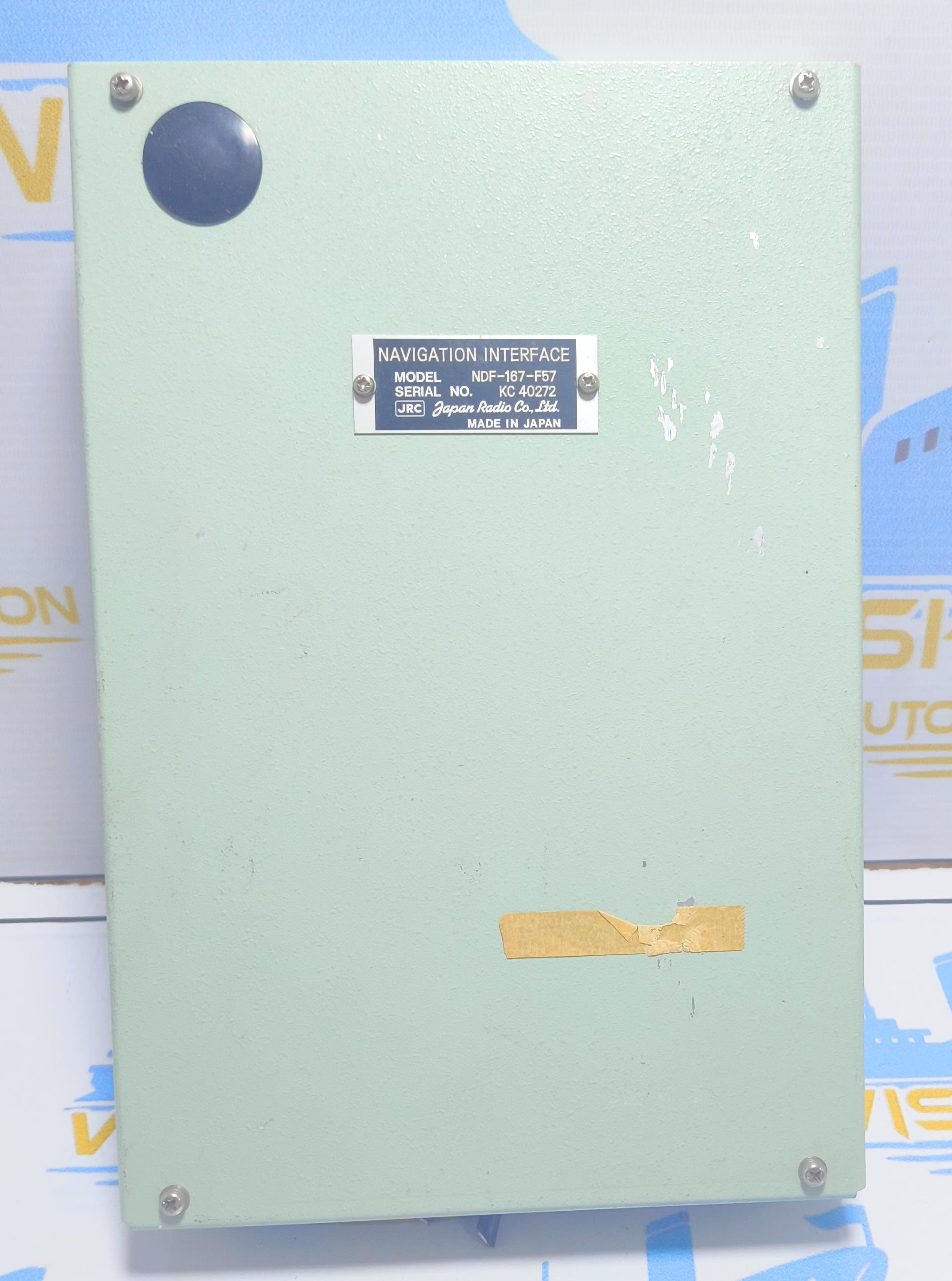  JRC NAVIGATION INTERFACE MODEL: NDF-167-F57 SER NO: KC 40272