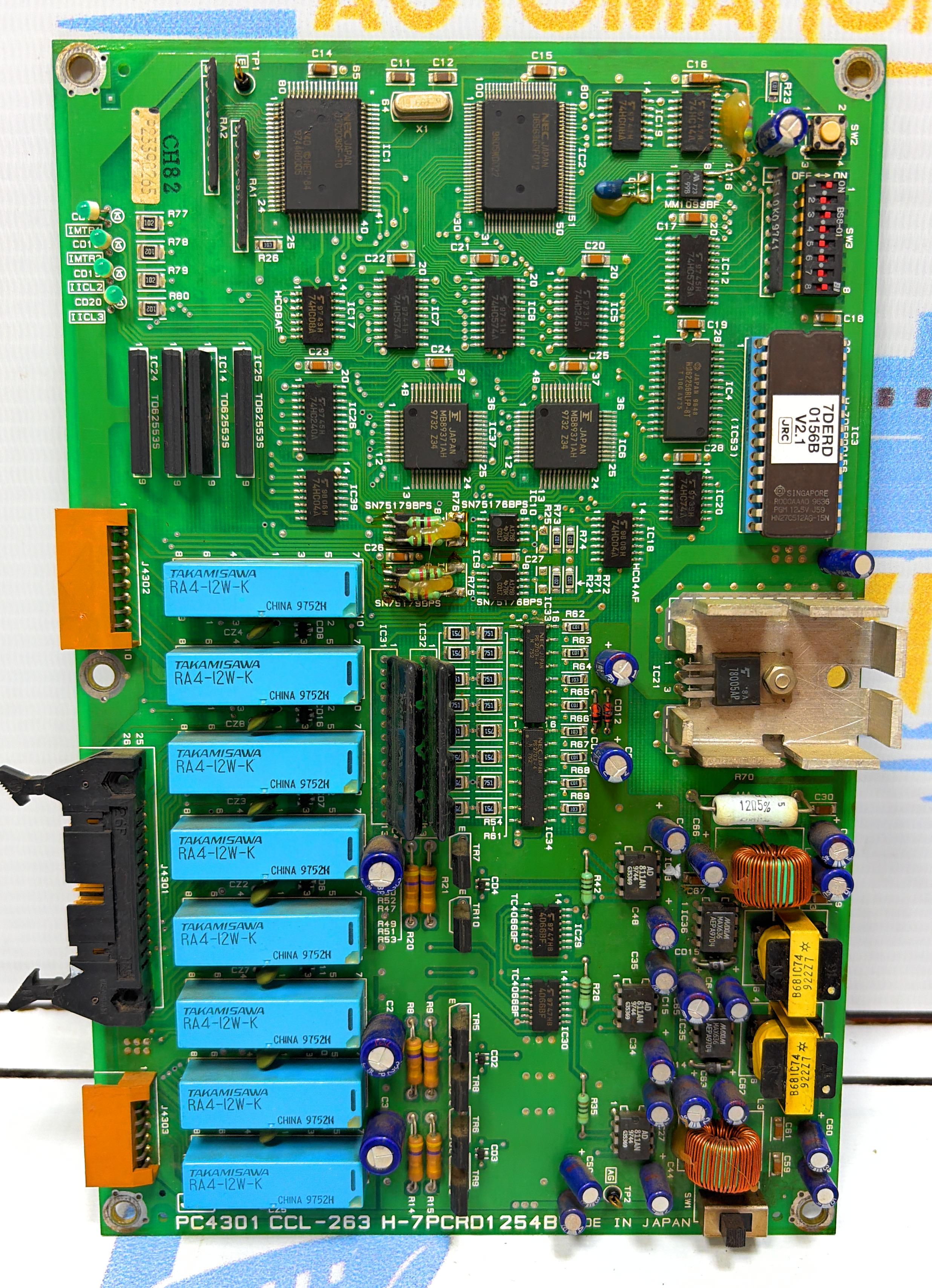 JRC PC4301 CCL-263 H-7PCRD1254B PCB Card