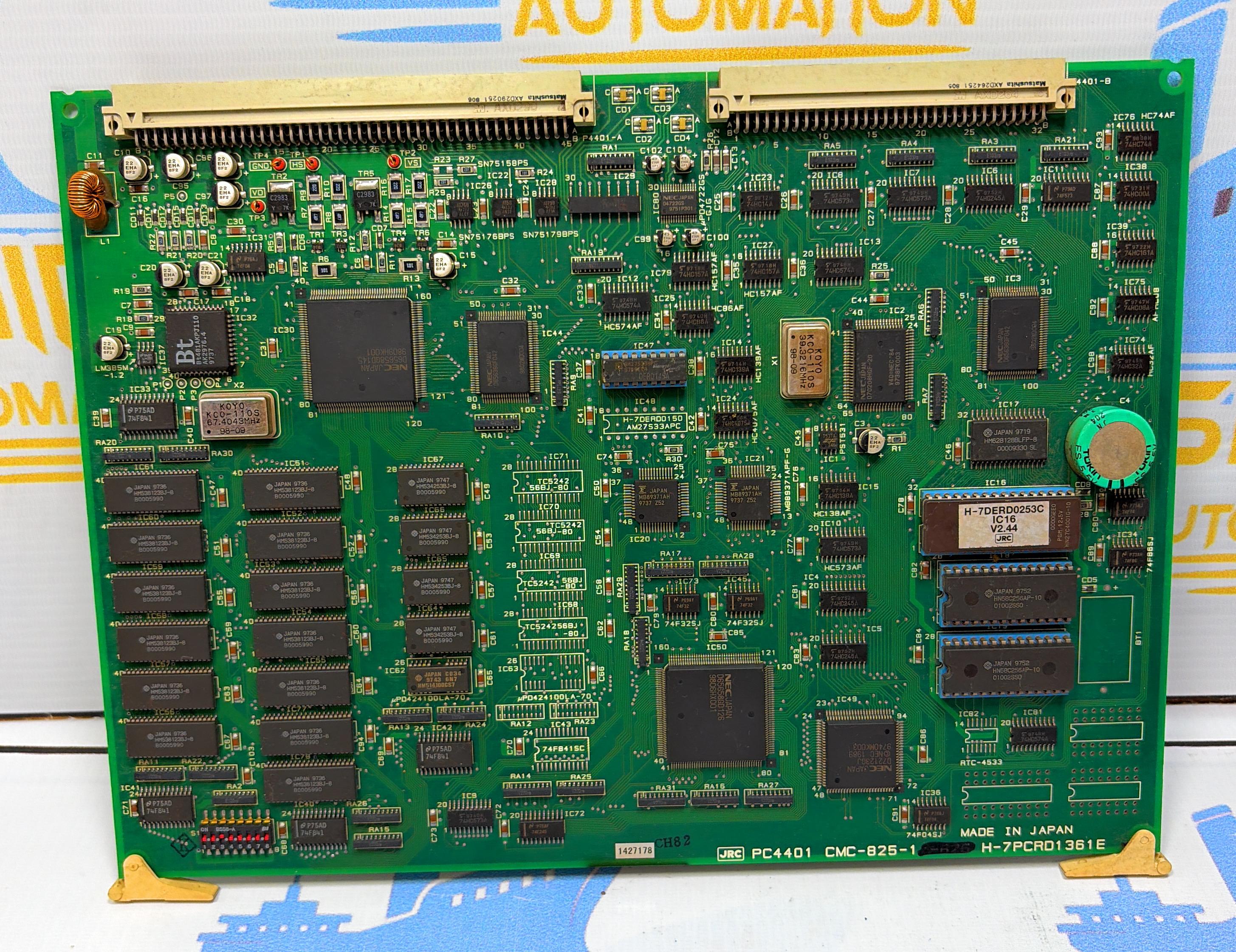 JRC PC4401 CMC-825-1 H-7PCRD1361E PCB Card NO : 1427178
