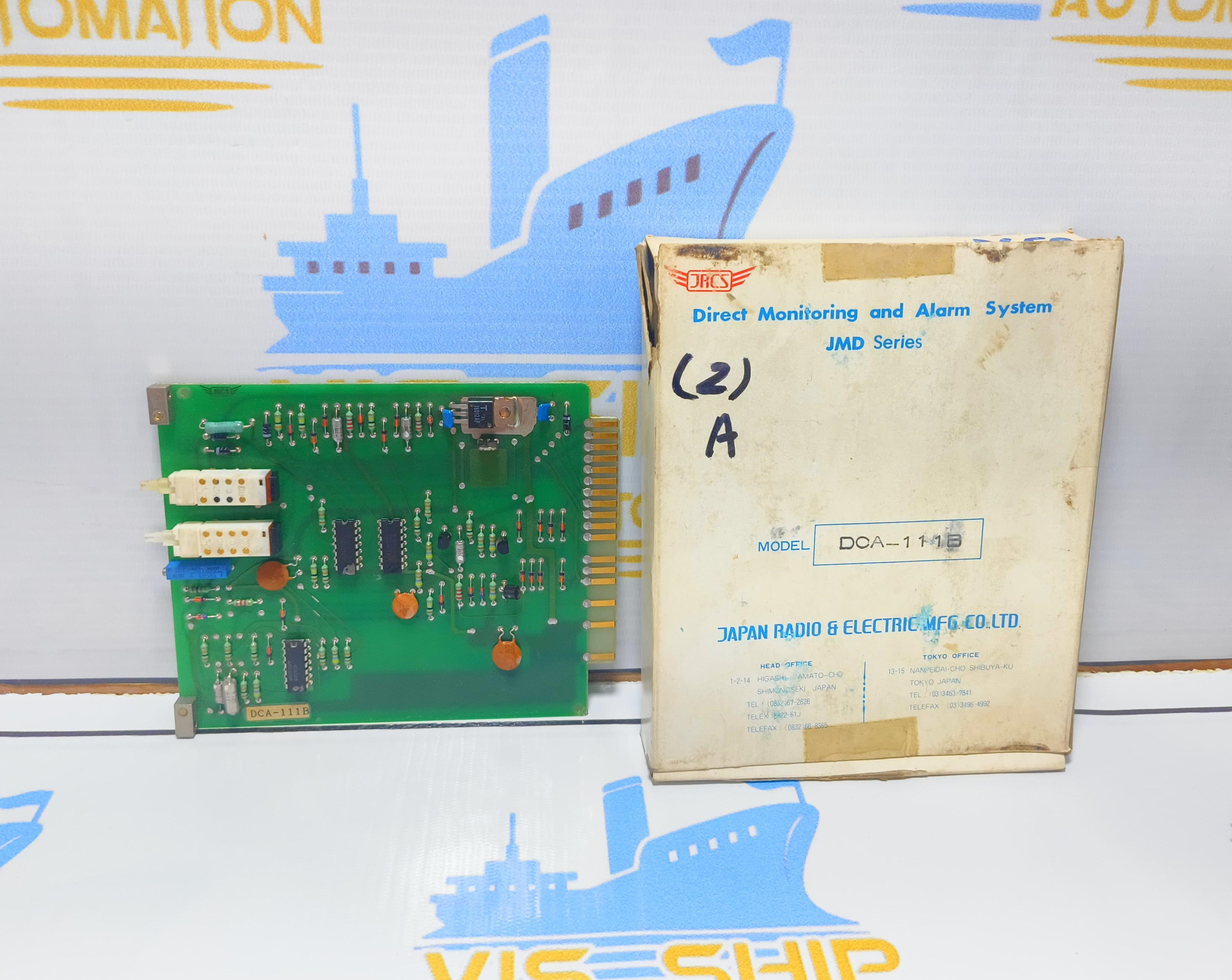 Jrcs Dca-111B Direct Monitoring And Alarm System Board 4H