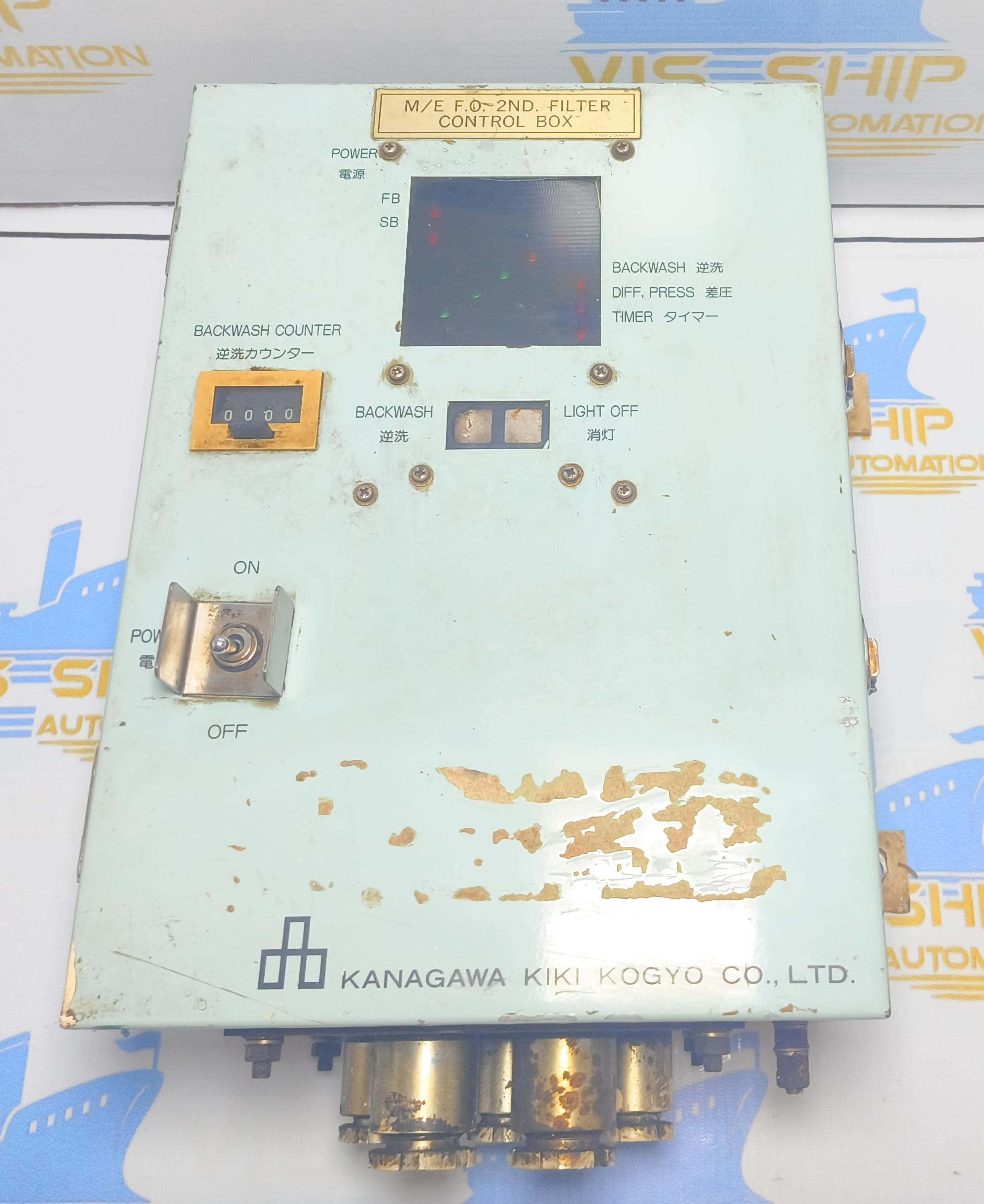 KANAGAWA KIKI KOGYO M/E F.O. 2ND FILTER  CONTROL BOX