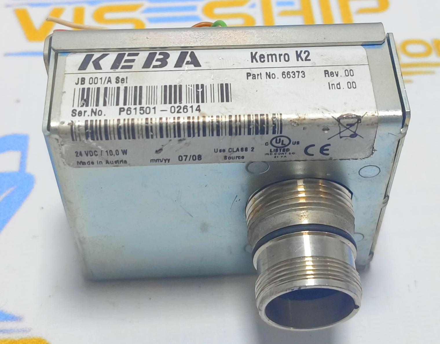 KEBA JB001/A Set KEMRO K2 66373 GATEWAY BOX ser No P61501-02614