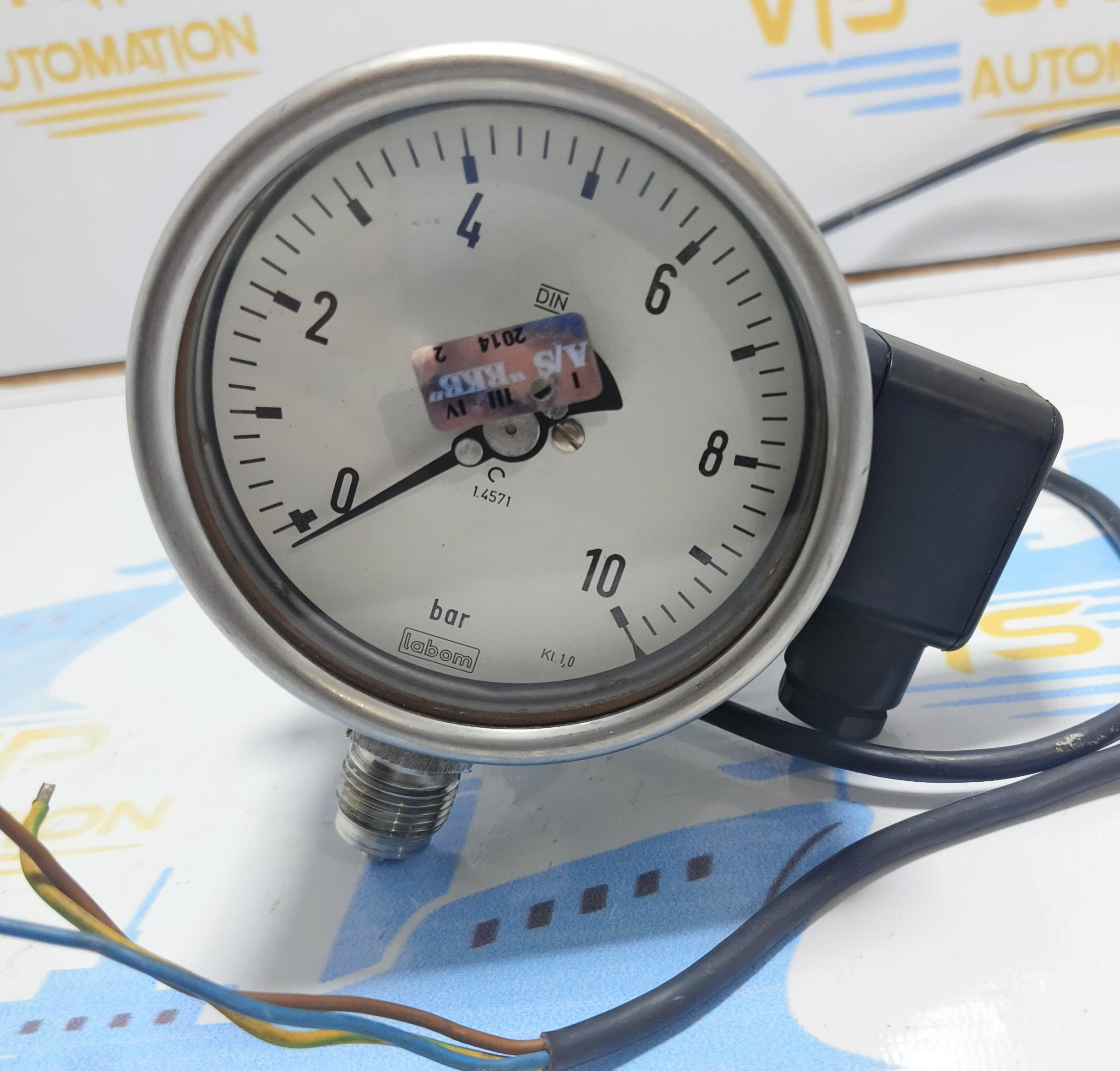 labom pressure transmitter 0 to 10 bar 