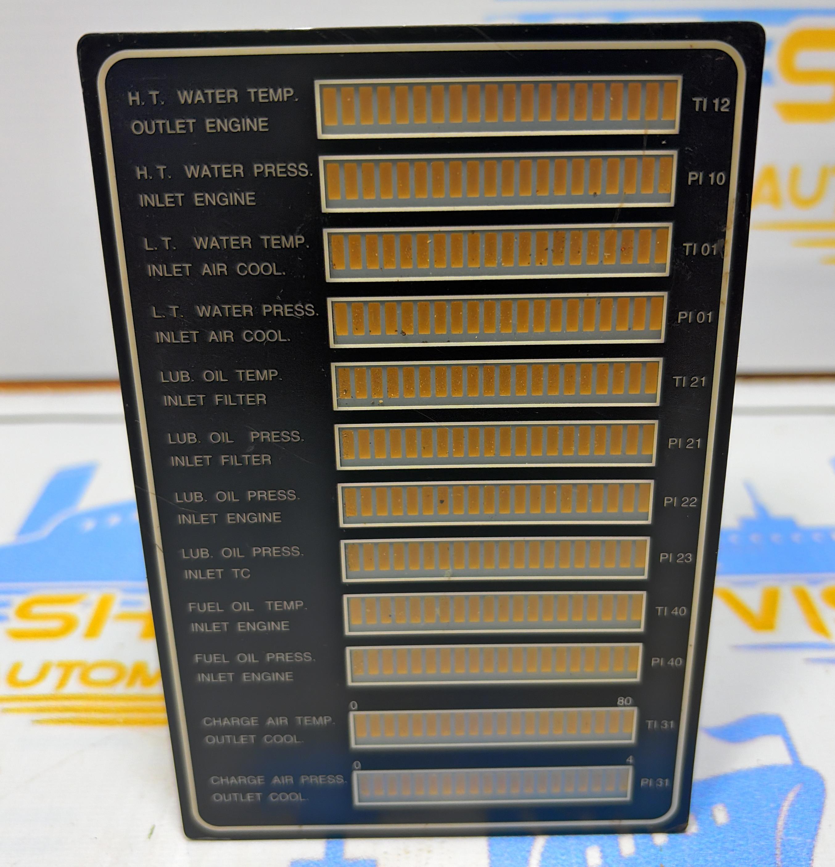 MAN B&W  2101546-5 M - MODULE  ENGINE MONITORING ALARM   PANEL  ASD 0150- F SER NO :  ST9938170 01800