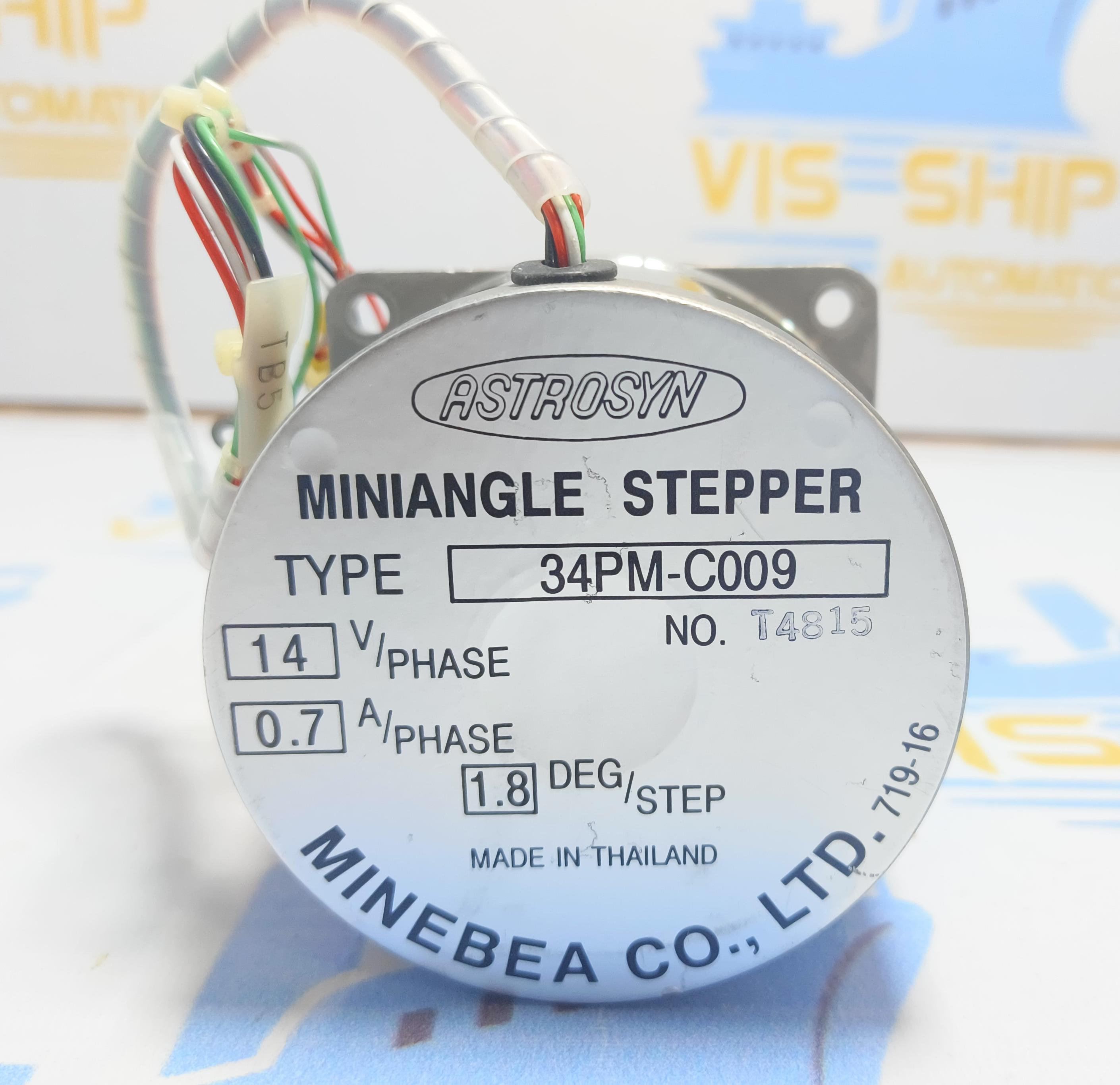 Miniangle Stepper Motor 34PM-C009-1.8 Deg/Step