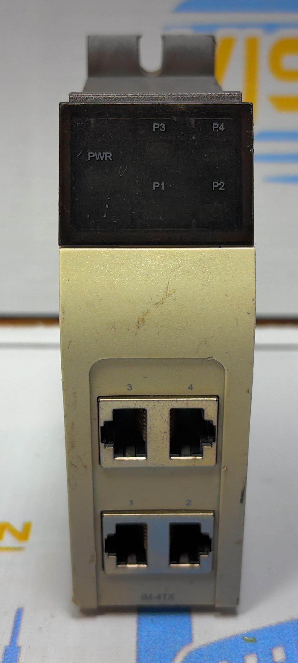 MOXA IM-4TX 4-PORT FAST ETHERNET MODULE P/N 3093016000011 REV.2.1