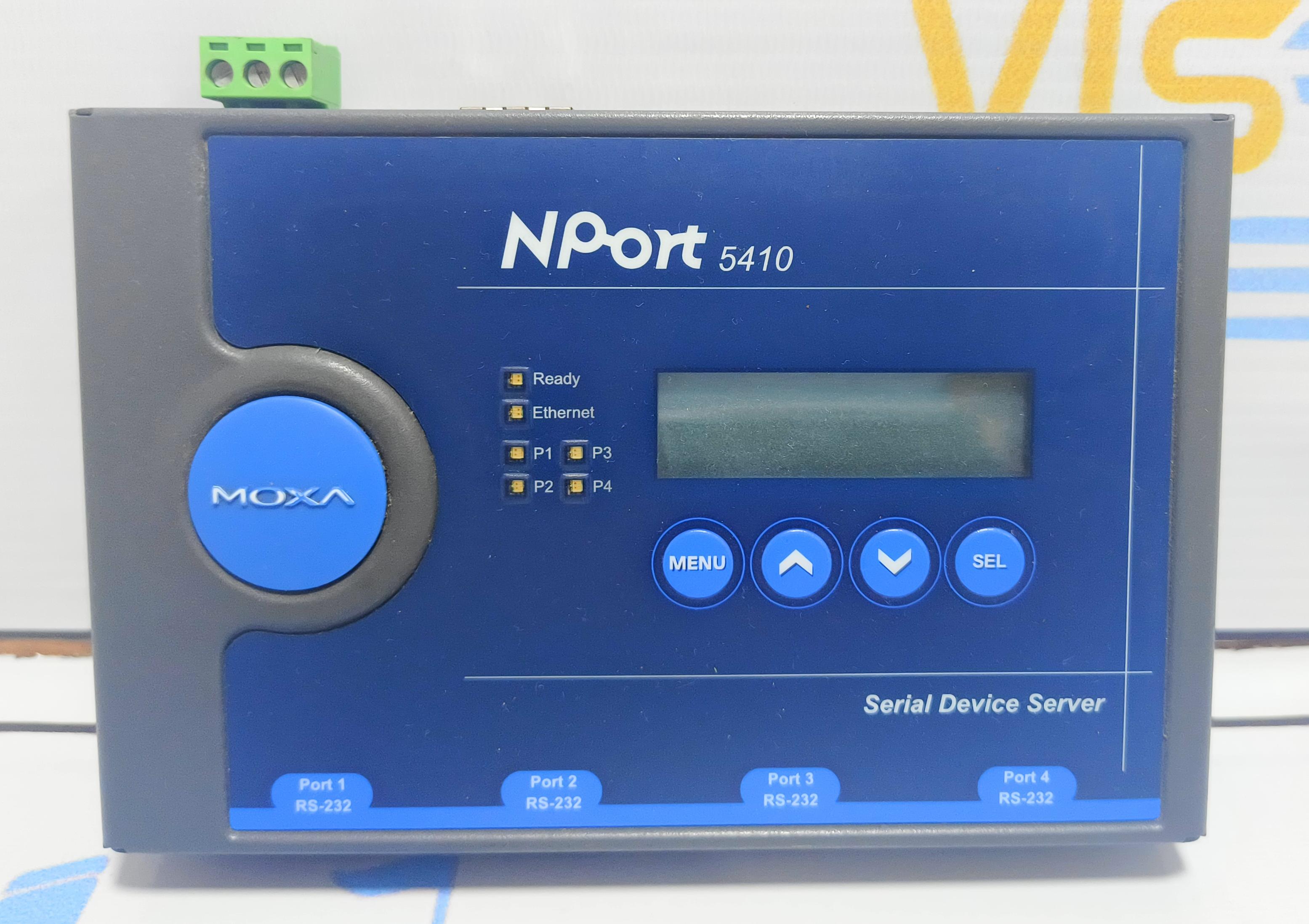 MOXA N port 5410 SERIAL DEVICE SERVER MADE IN TAIWAN 