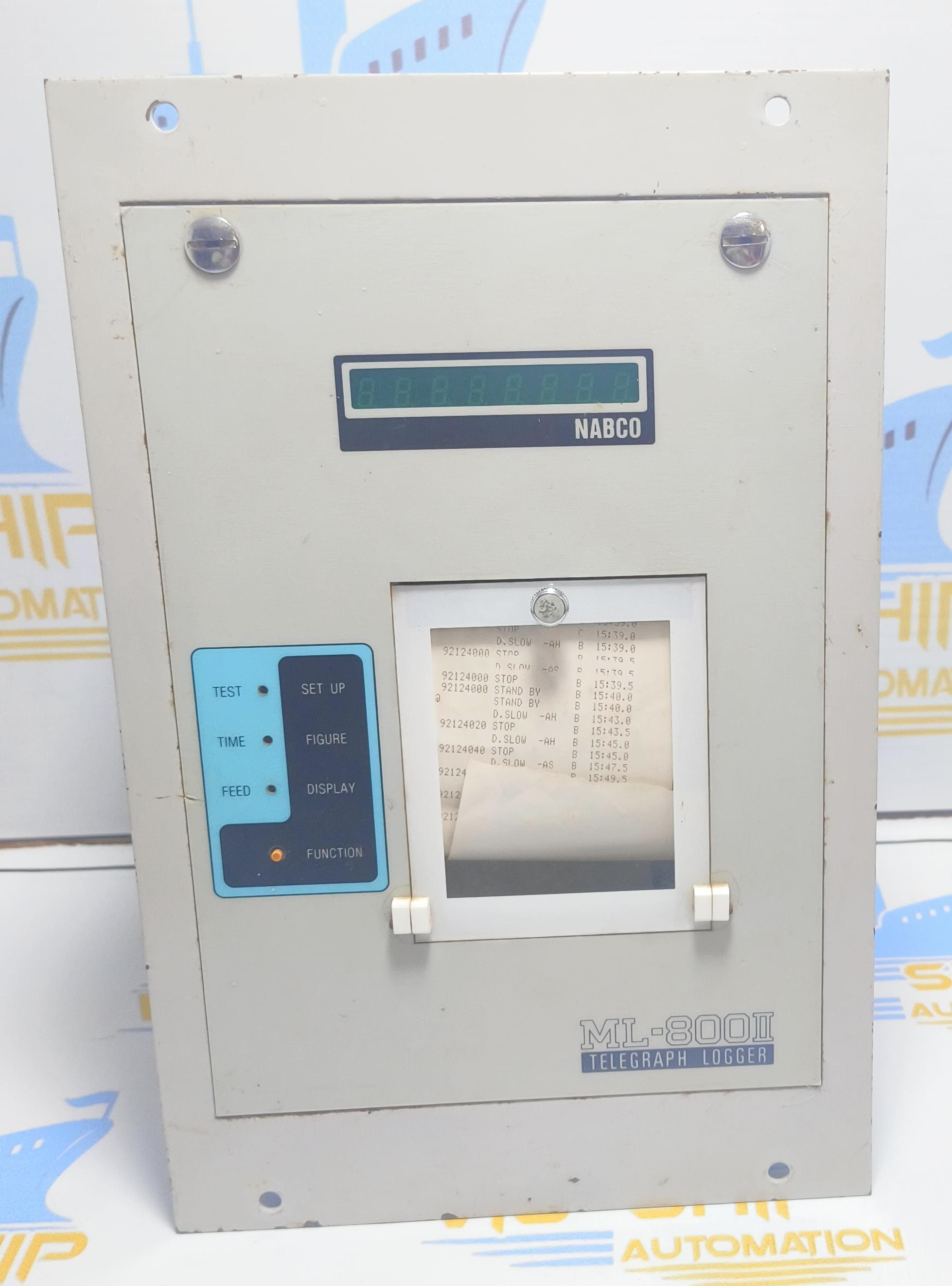 NABCO ML-800II TELEGRAPH LOGGER