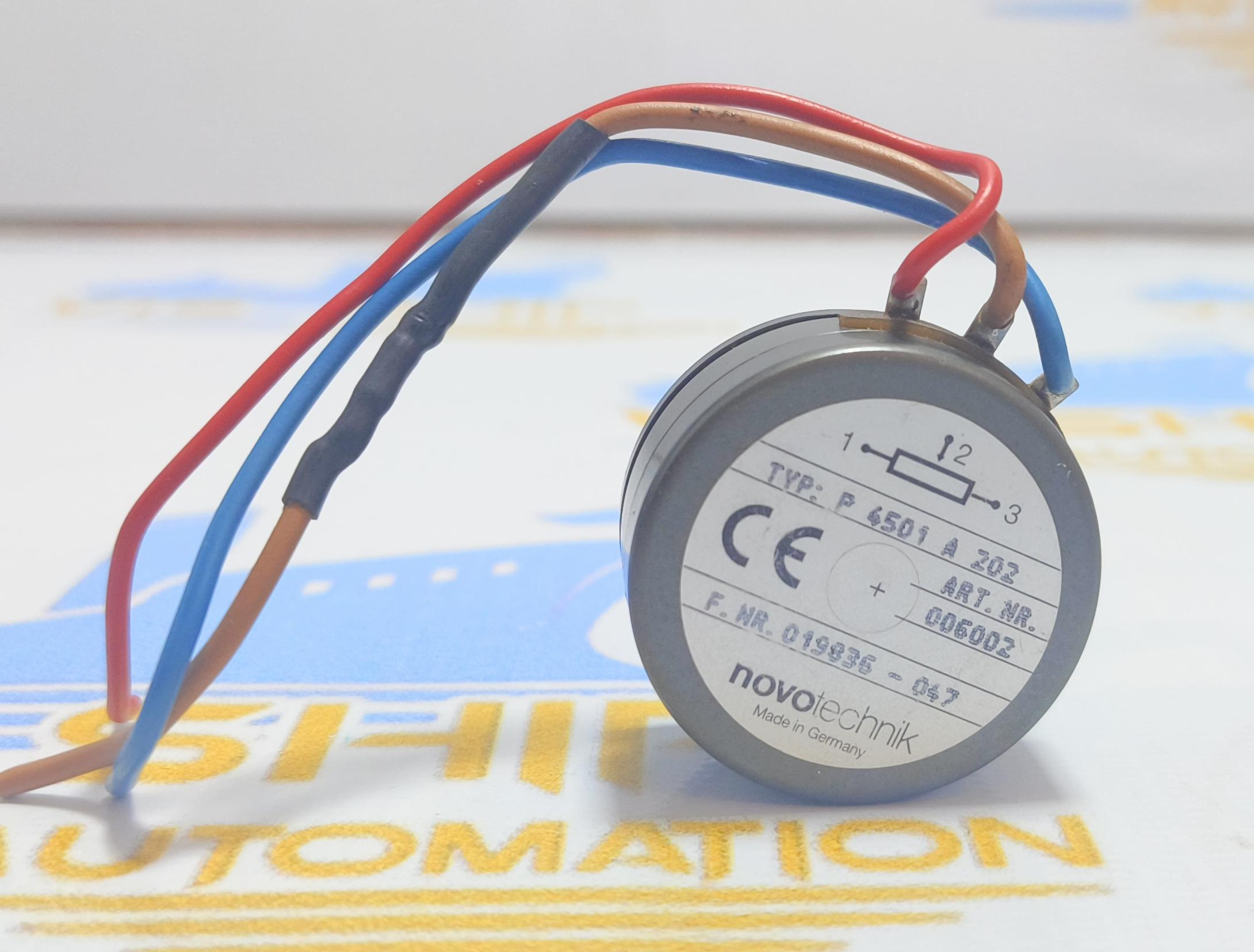 NOVOTECHNIK TYPE : P4501  A 202   POTENTIOMETER ART NR: 006002 F.NR. 019836-047