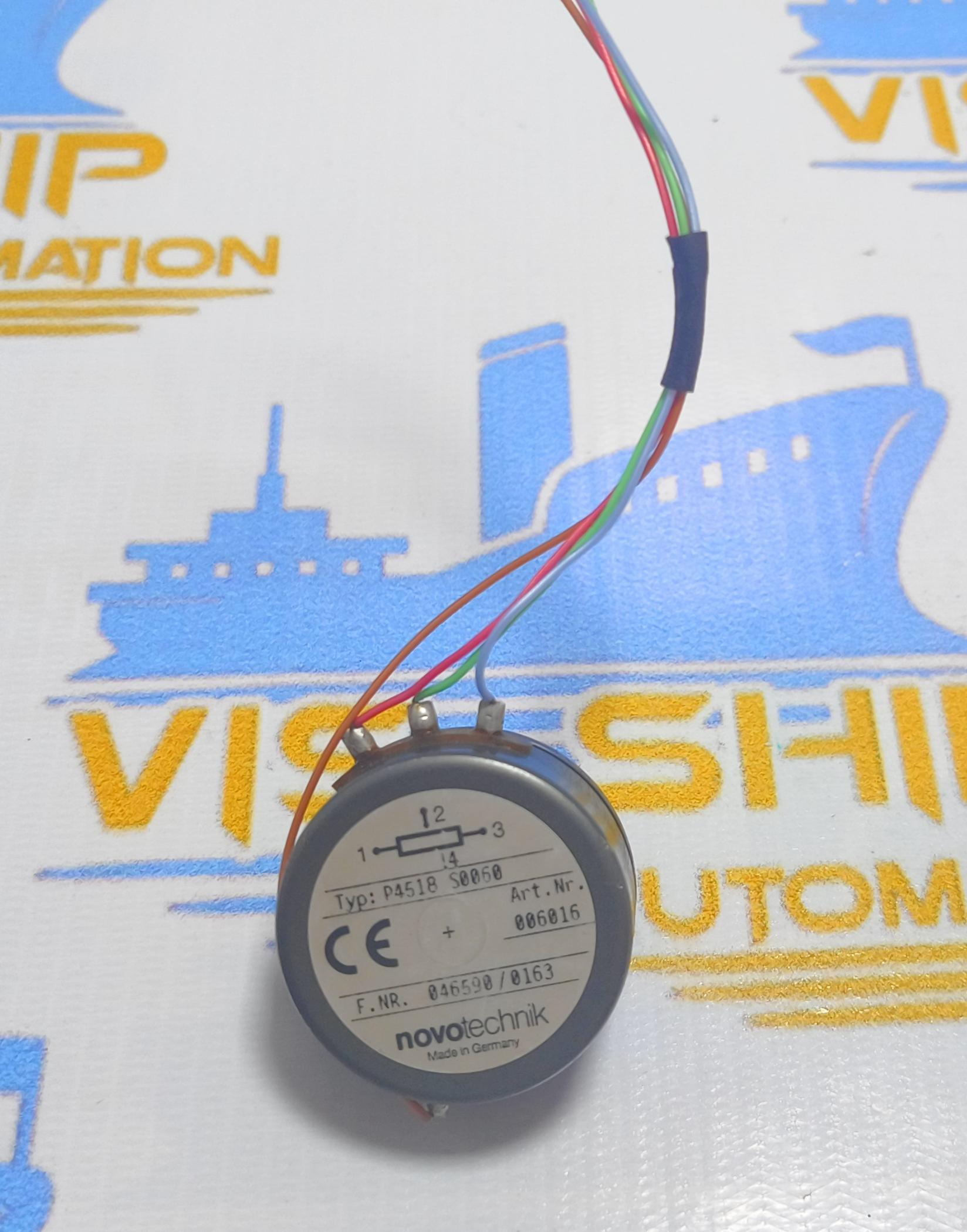 NOVOTECHNIK TYPE : P4518 S0060  POTENTIOMETER ART NR: 006016 F.NR 046590/0163