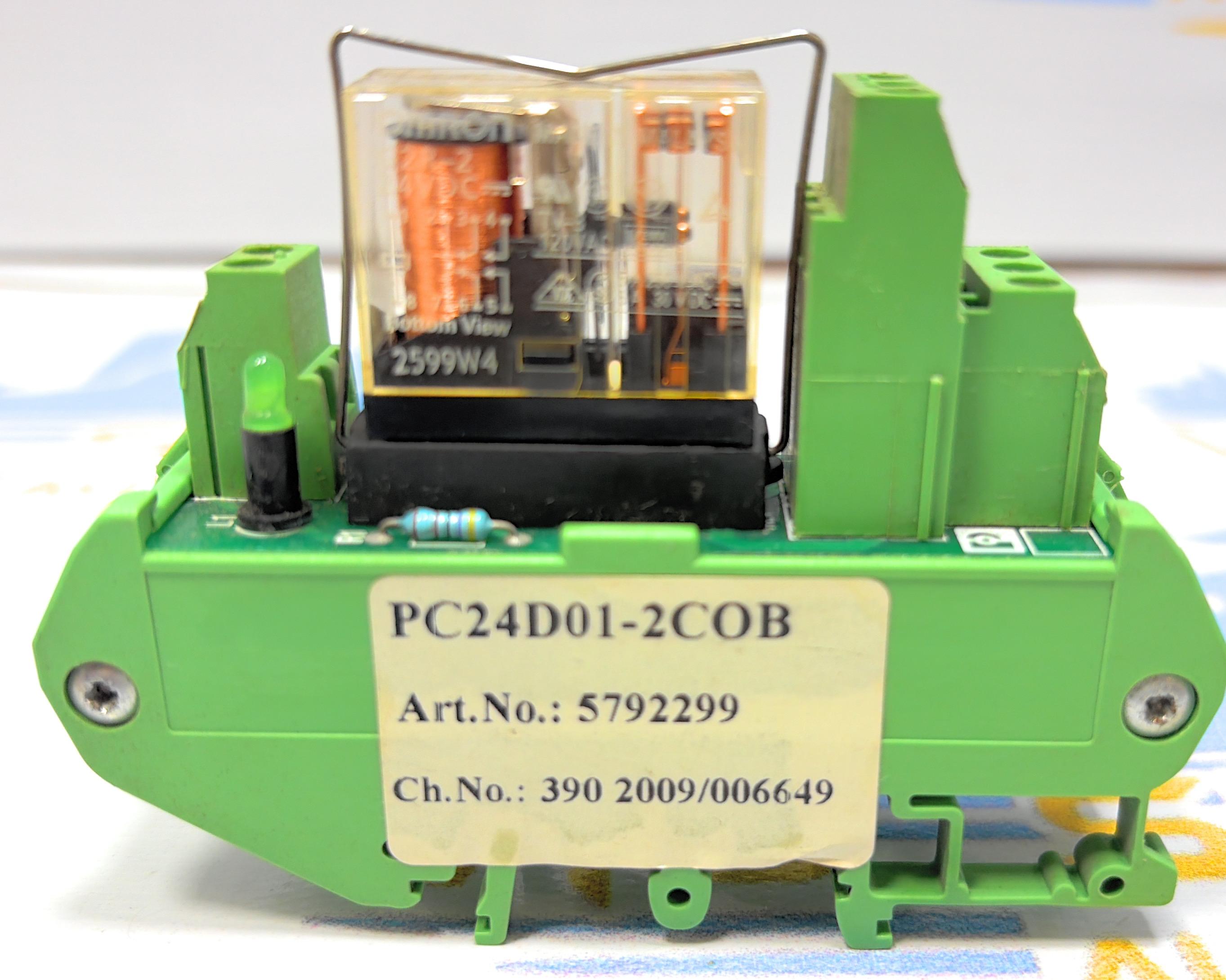 PC24D01-2COB RELAY MODULE Art No : 5792299