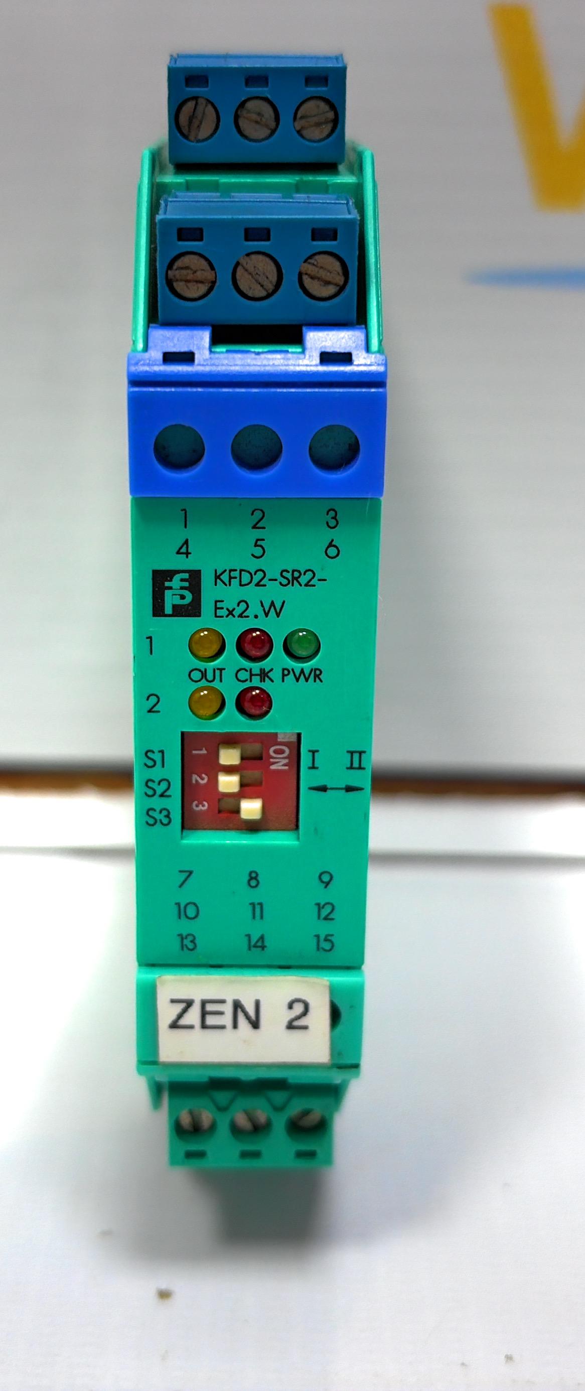 PEPPERL+FUCHS KFD2-SR2-Ex2.W SWITCH AMPLIFIER . PART NO  : 132960