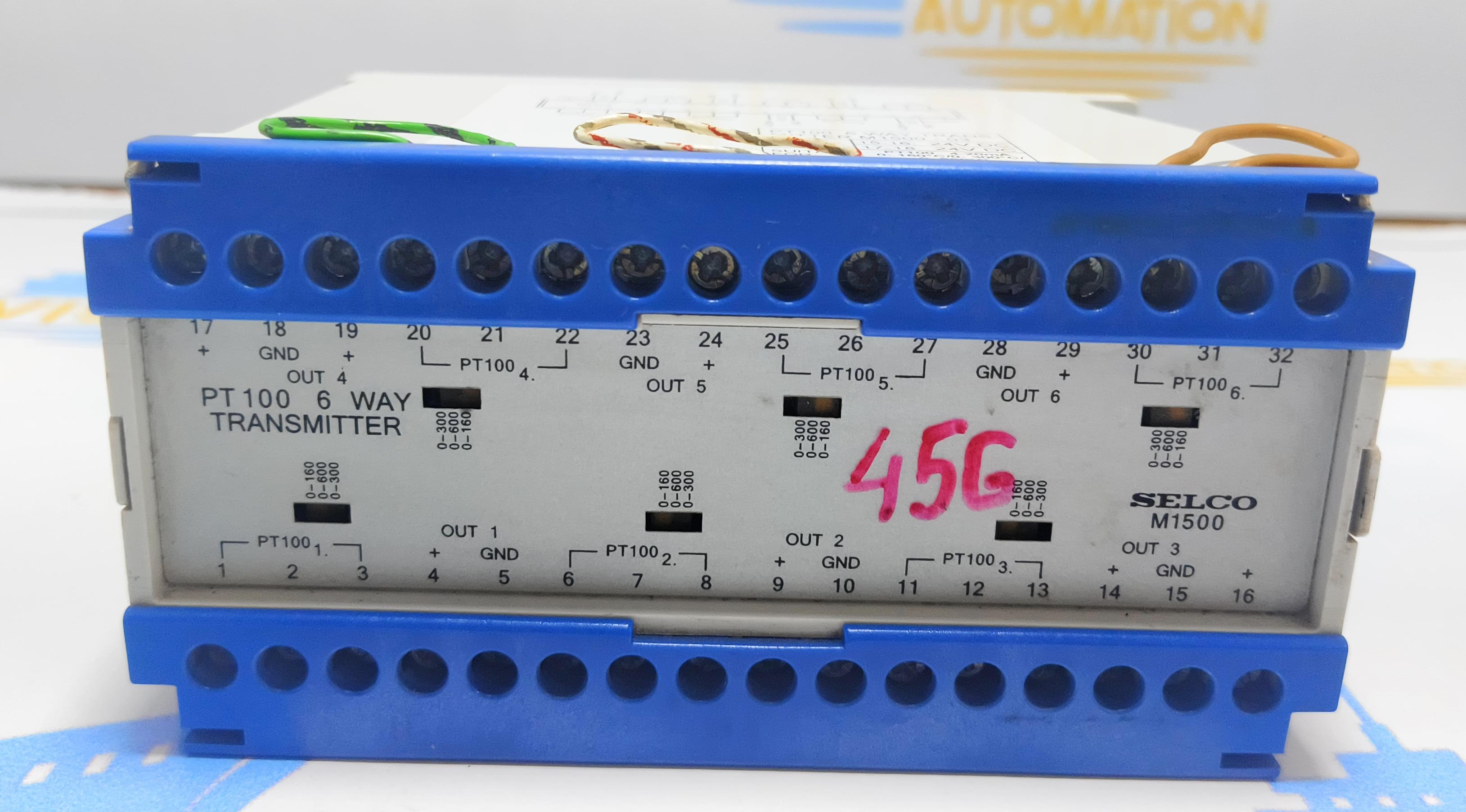 SELCO M1500 PT100 6 WAY TRANSMITTER
