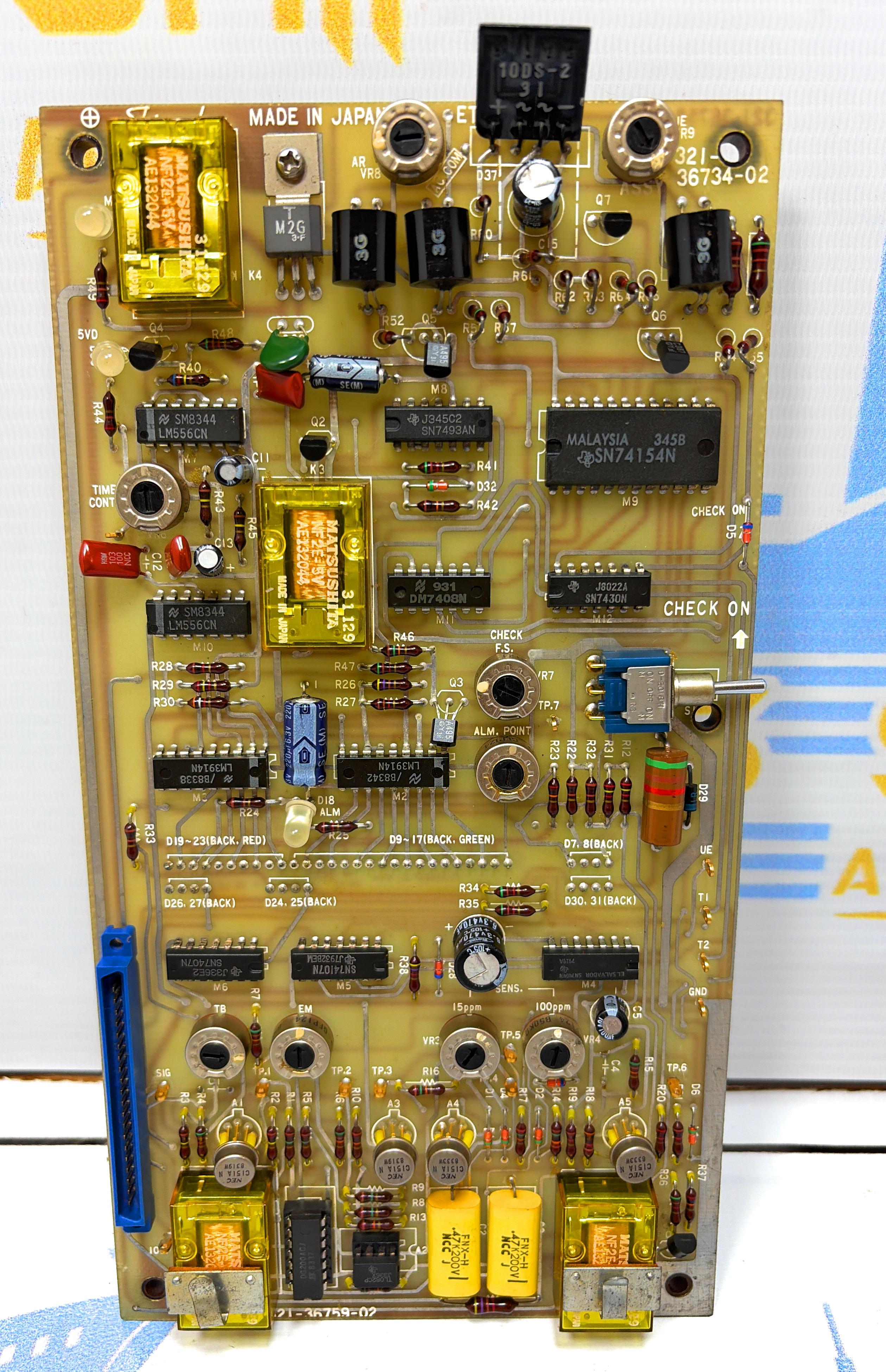 SHIMADZU 321 - 36759 - 02 PCB CARD MADE IN JAPAN