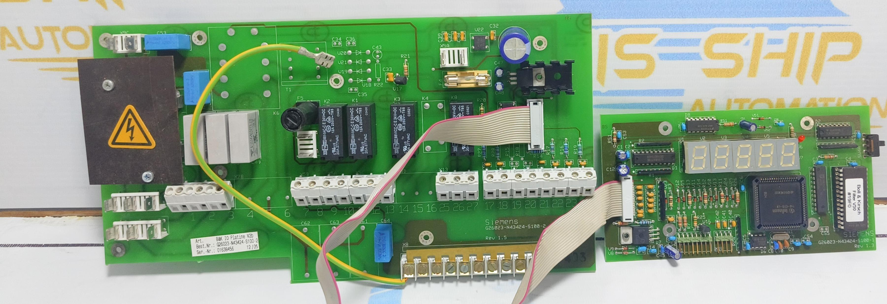 SIEMENS G26023-N43424-S100-1 PCB CARD WITH G26023-N43424-S100-1