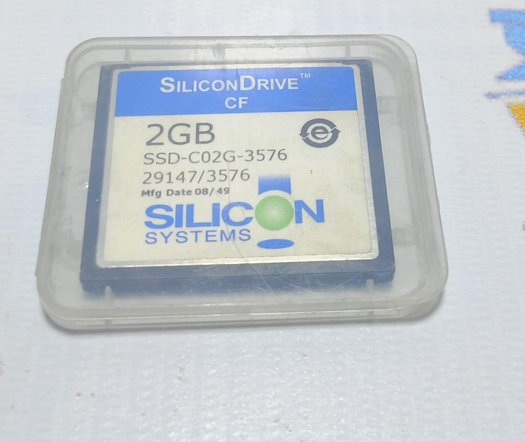 Silicon Drive 2GB CF SSD-C02G-3576 SILICON