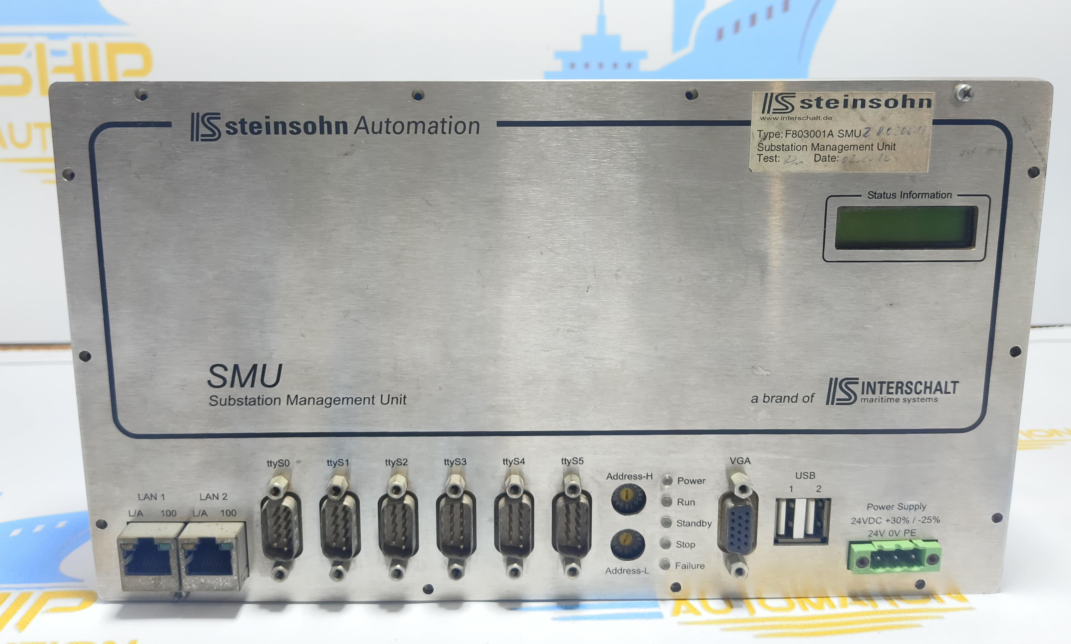 SMU SUBSTATION MANAGEMENT UNIT SMU F803 001A