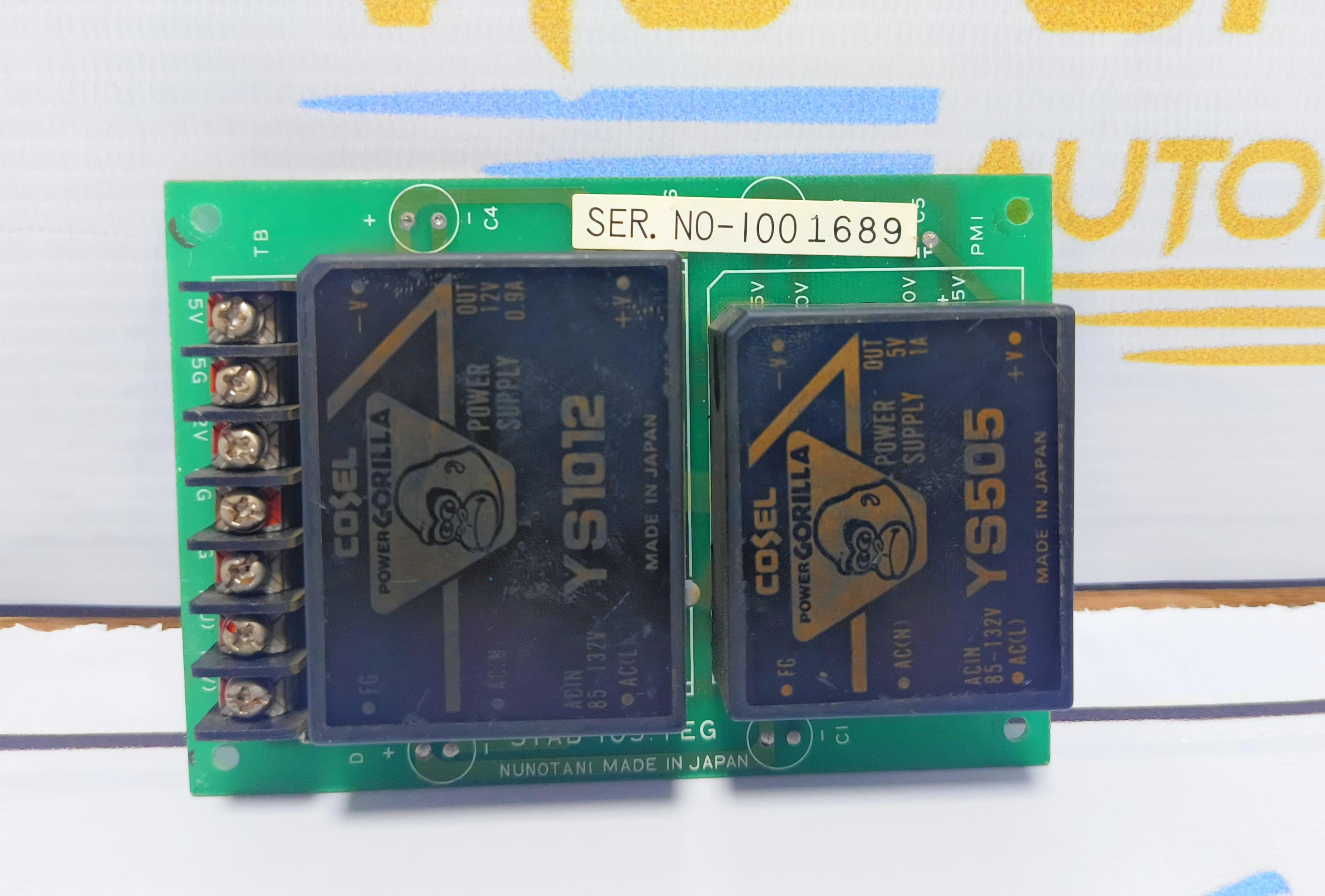  STAB-109  TEG         SER. NO -I0011689
