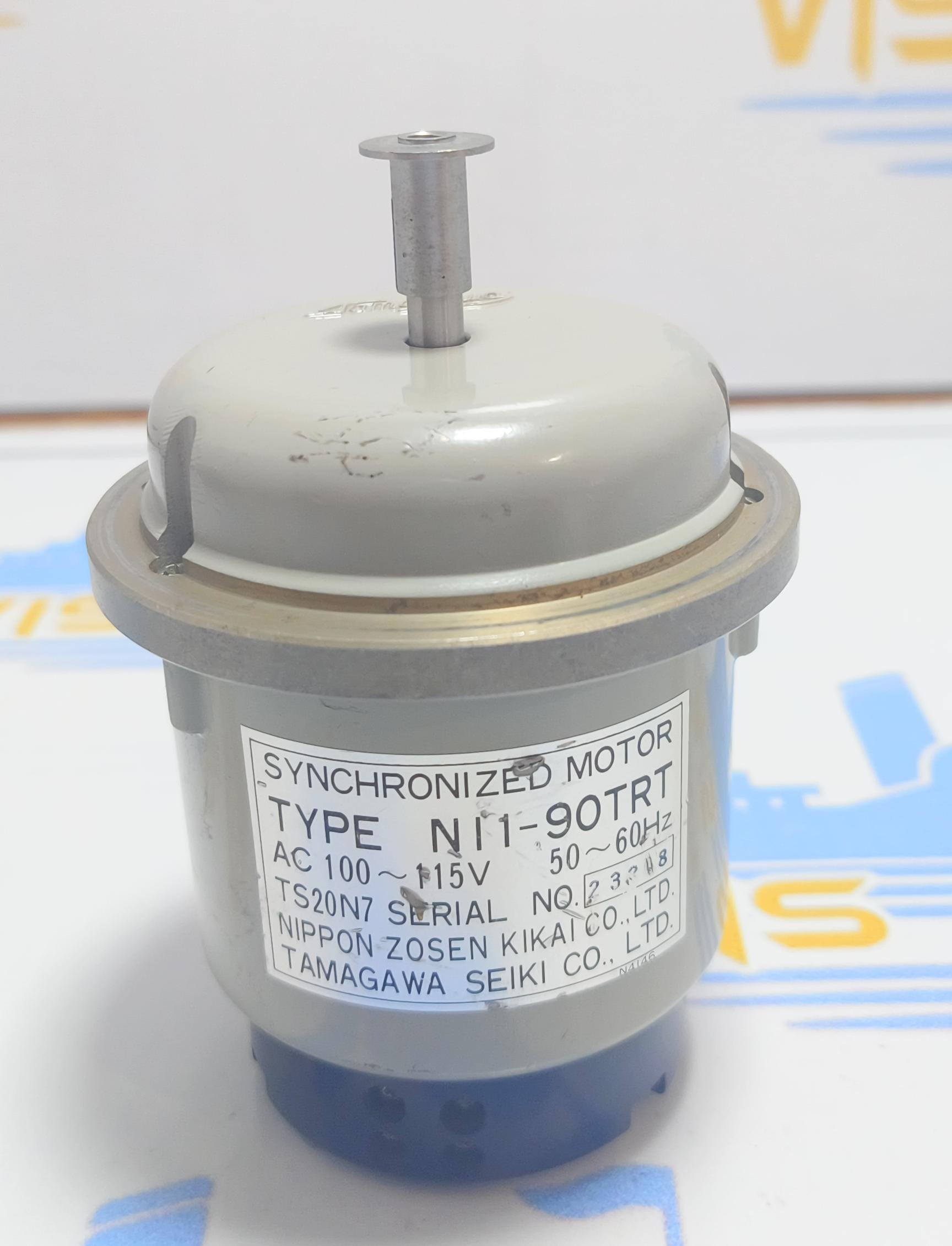 TAMAGAWA SEIKI CO.LTD SYNCHRONIZED MOTOR TYPE : N11 - 90 TRT AC 100-115 V 50/60 Hz SER NO : 23348