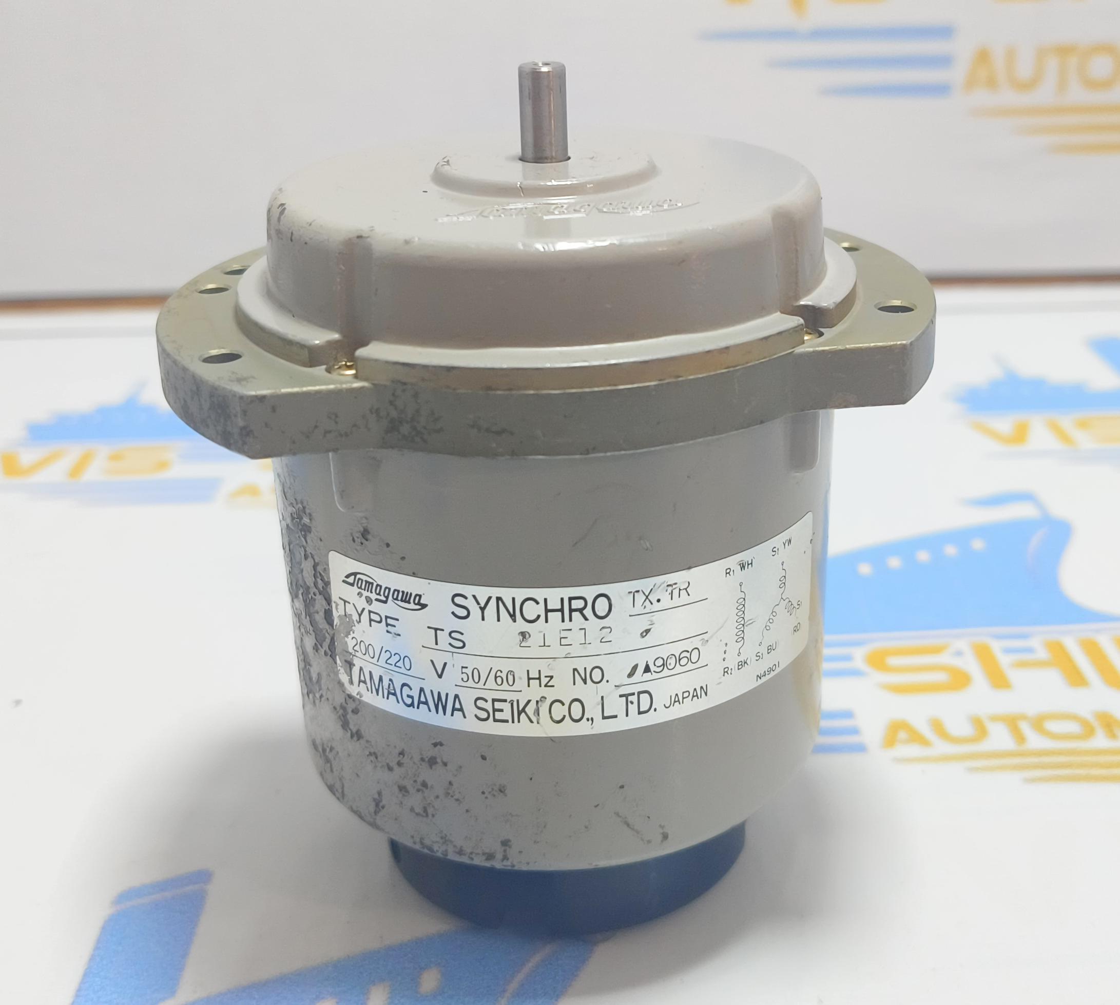 TAMAGAWA SEIKI CO.LTD TS 21E12   SYNCHRO MOTOR 200/220  V  50/60 Hz NO:  A 9060  MADE IN JAPAN 