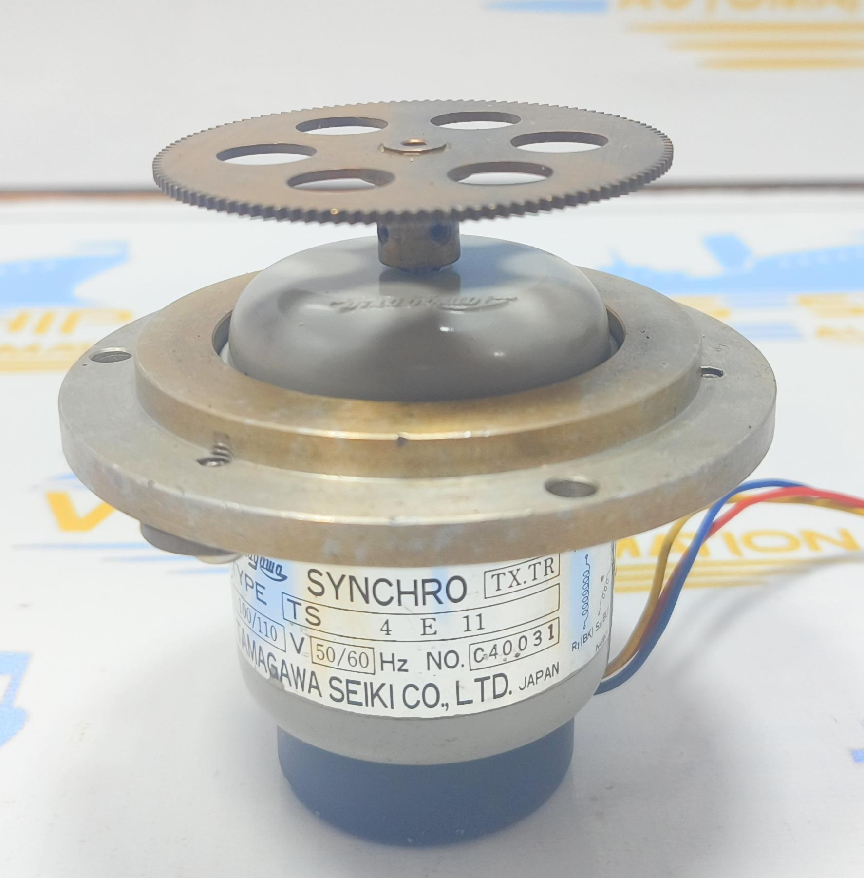 TAMAGAWA SEIKI CO.LTD TS 4  E  11 SYNCHRO MOTOR 100/110 50/60 Hz NO: C 40031 