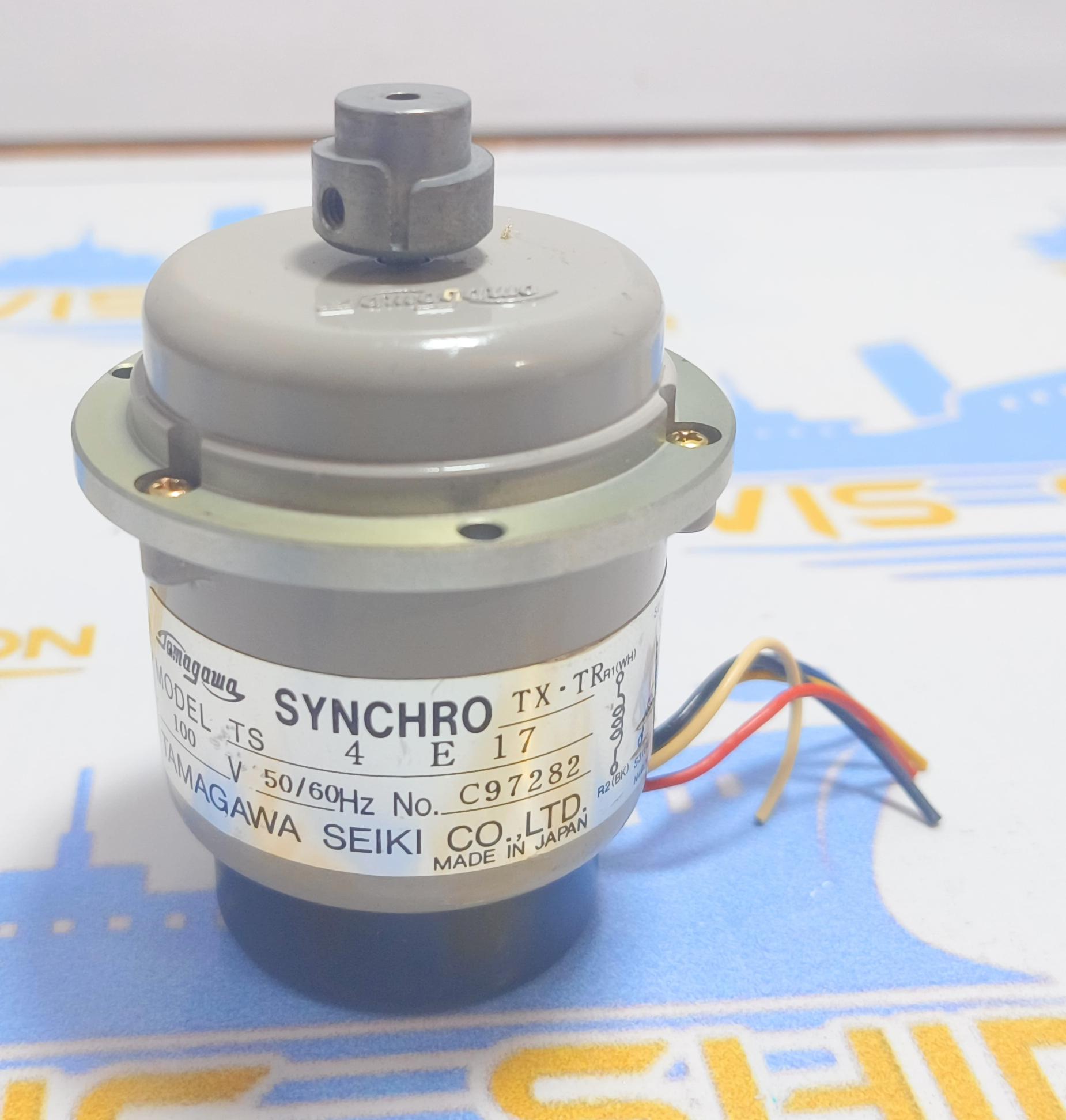TAMAGAWA SEIKI CO.LTD TS 4 E 17    SYNCHRO MOTOR 100  V  50/60 Hz NO: C 97282  MADE IN JAPAN 