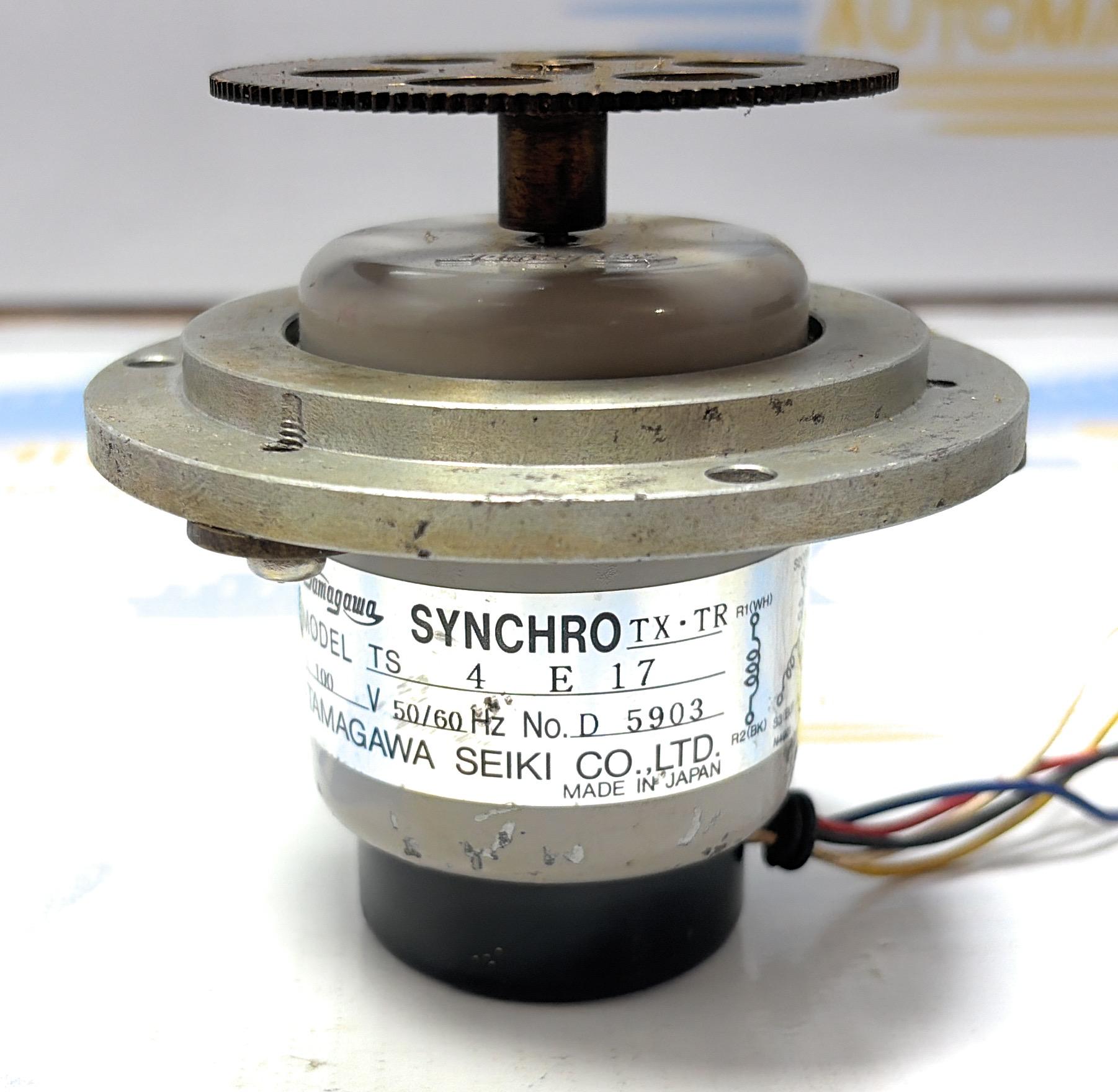 TAMAGAWA SEIKI CO.LTD  TS 4 E 17 SYNCHRO MOTOR  100 V 50/60 Hz NO : D5903