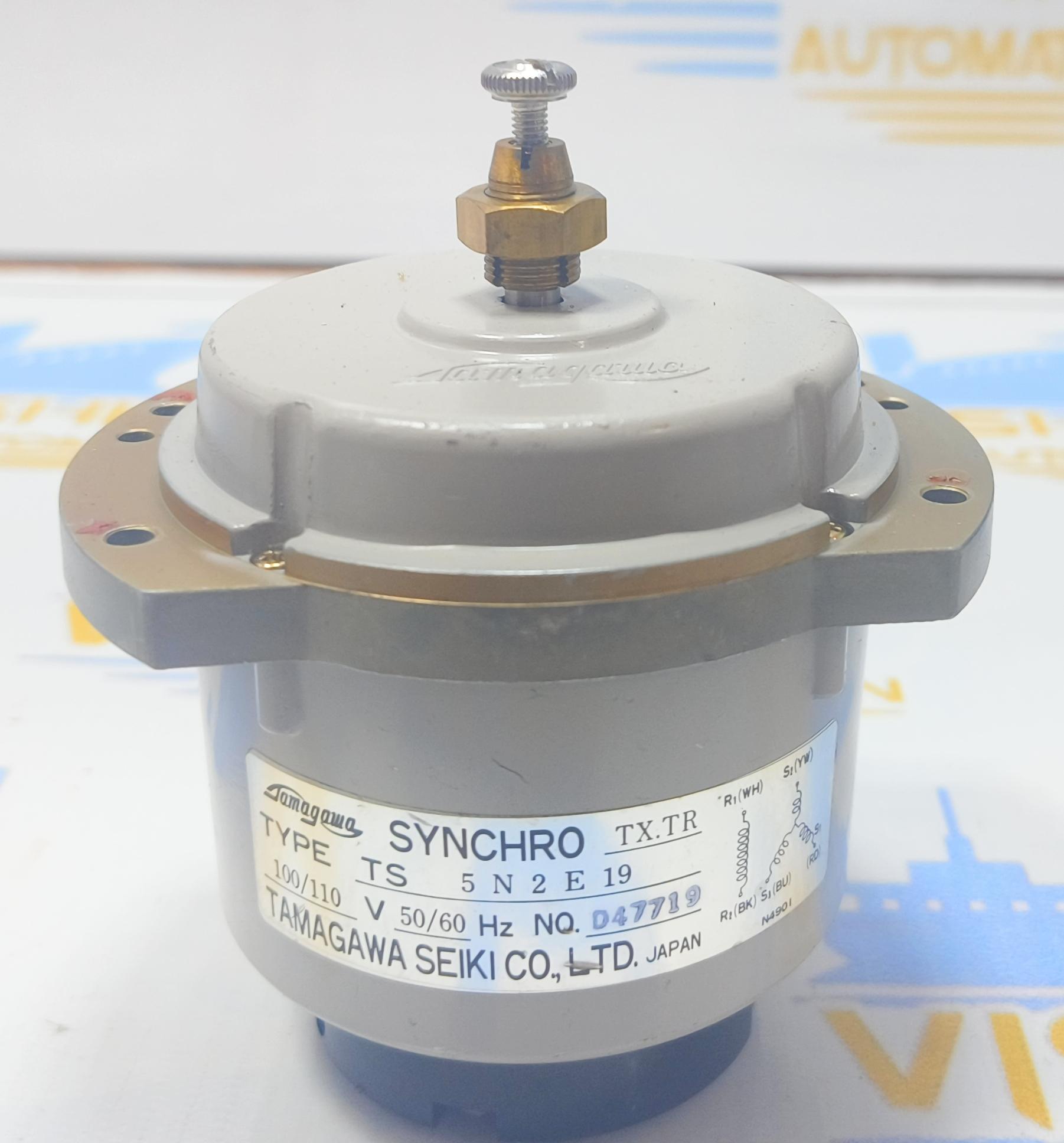 TAMAGAWA SEIKI CO.LTD TS 5 N 2 E 19 SYNCHRO MOTOR 100/110 V 50/60 Hz NO: D47719