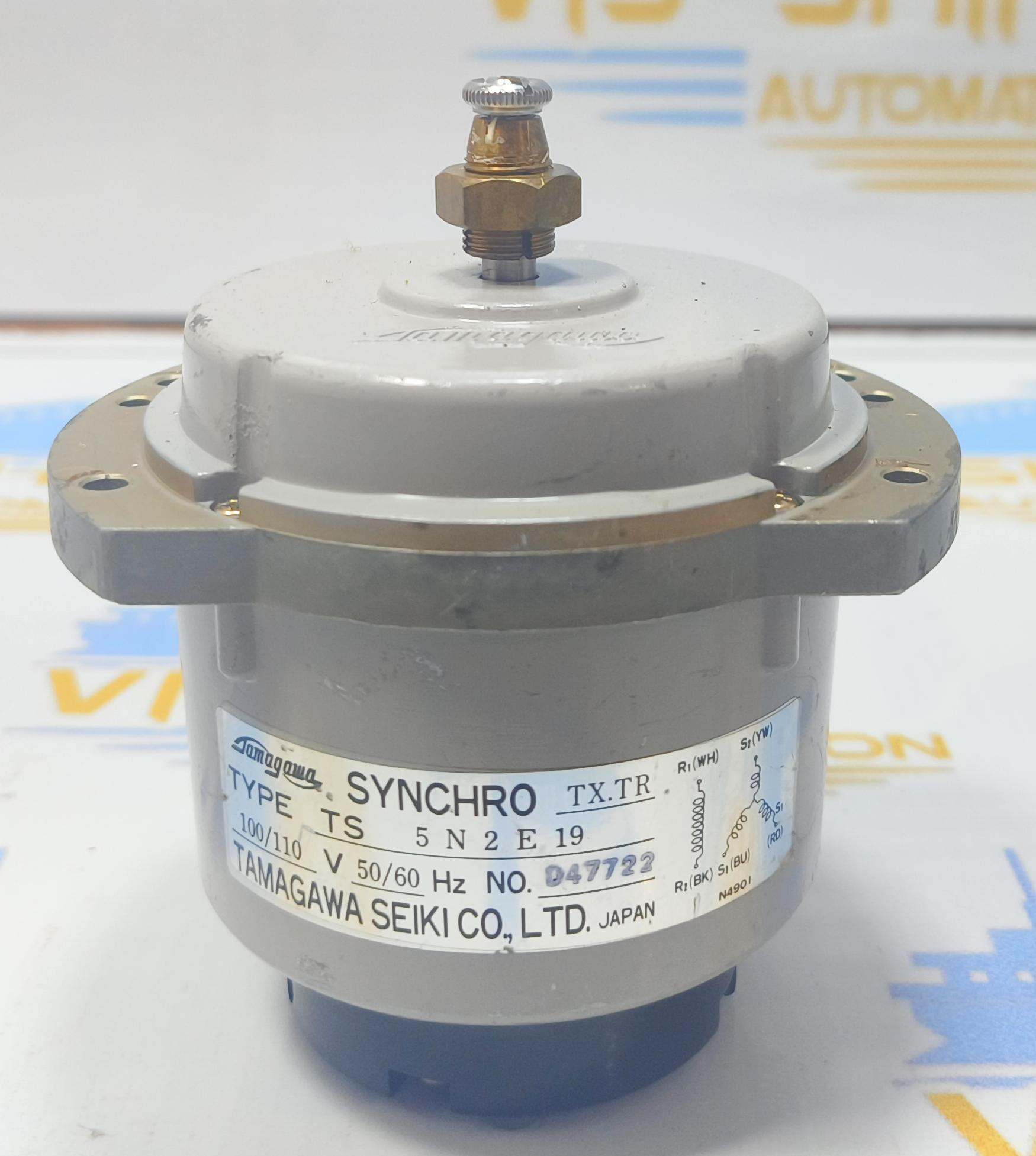TAMAGAWA SEIKI CO.LTD TS 5 N 2 E 19 SYNCHRO MOTOR 100/110 V 50/60 Hz NO: D47722