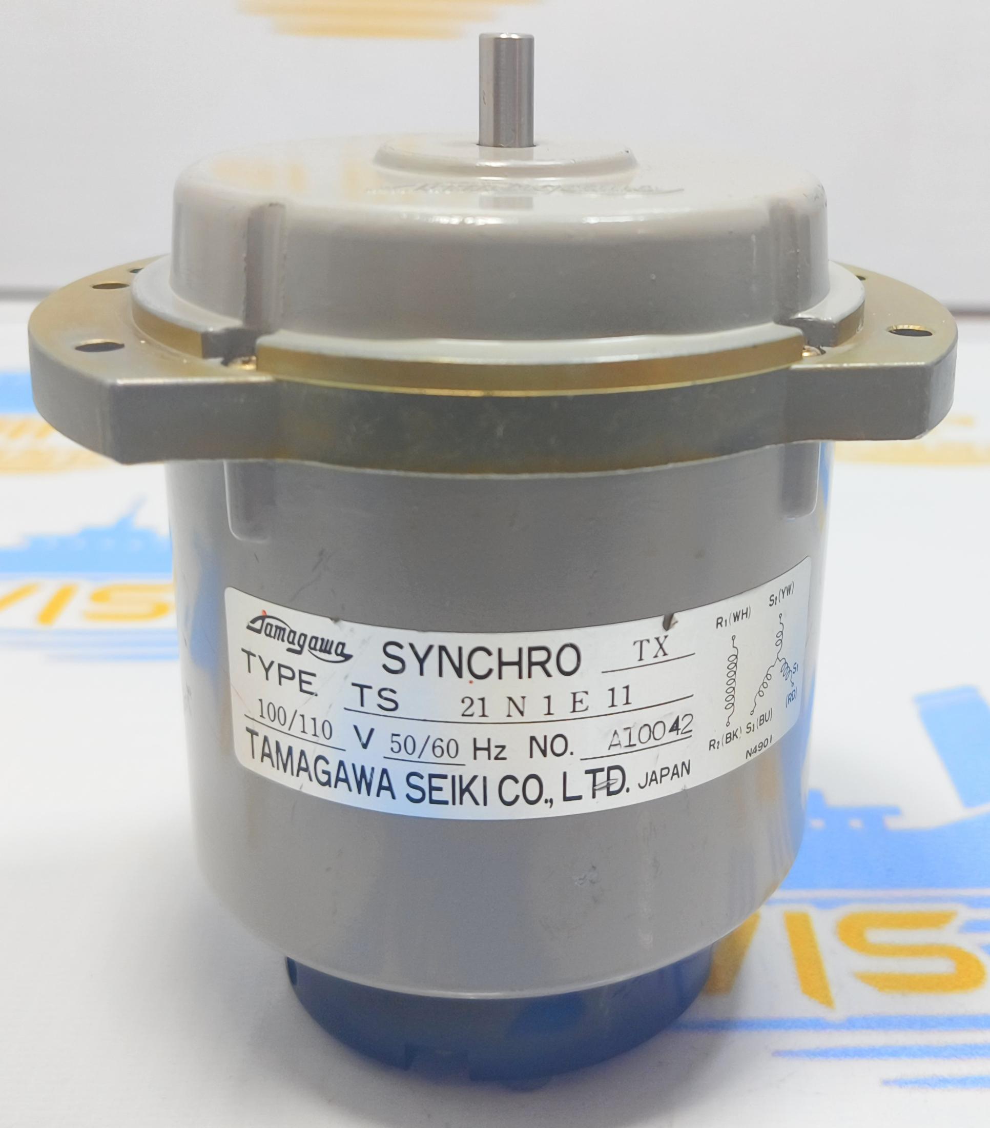 TAMAGAWA TS 21 N 1 E 11  SYNCHRO MOTOR 100-110V NO : A 10042